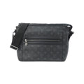 Louis Vuitton Black Coated Canvas Shoulder Bag