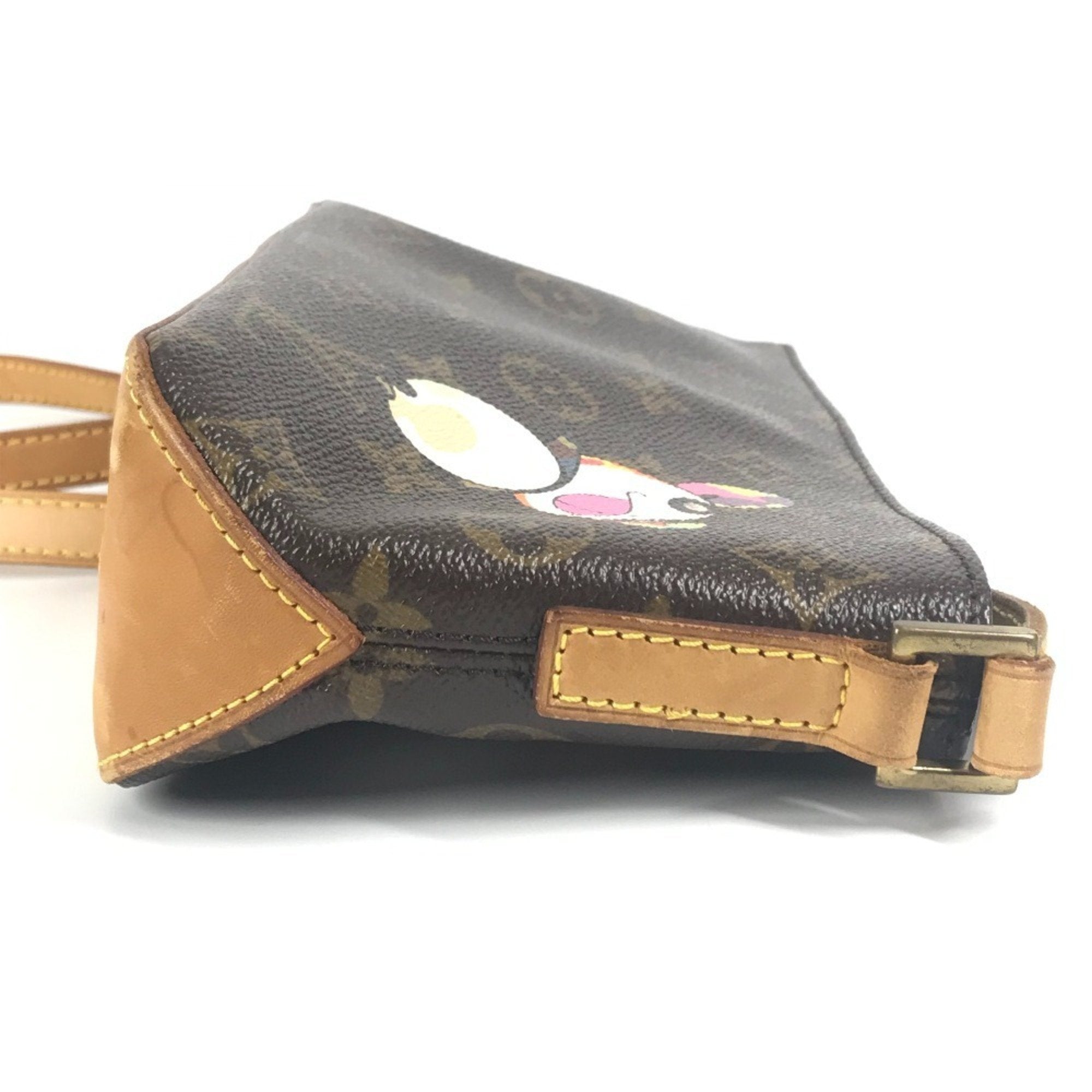 Louis Vuitton Brown Monogram Panda Multi-Color Monogram Pochette Shoulder Bag
