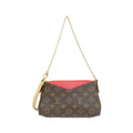 Louis Vuitton Cerise Marron Coated Canvas Shoulder Bag