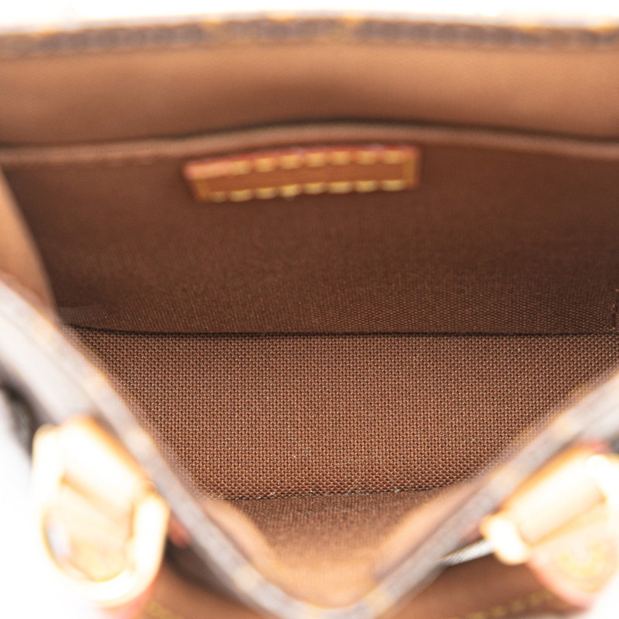 Louis Vuitton Brown Pvc Leather Handbag Shoulder Bag