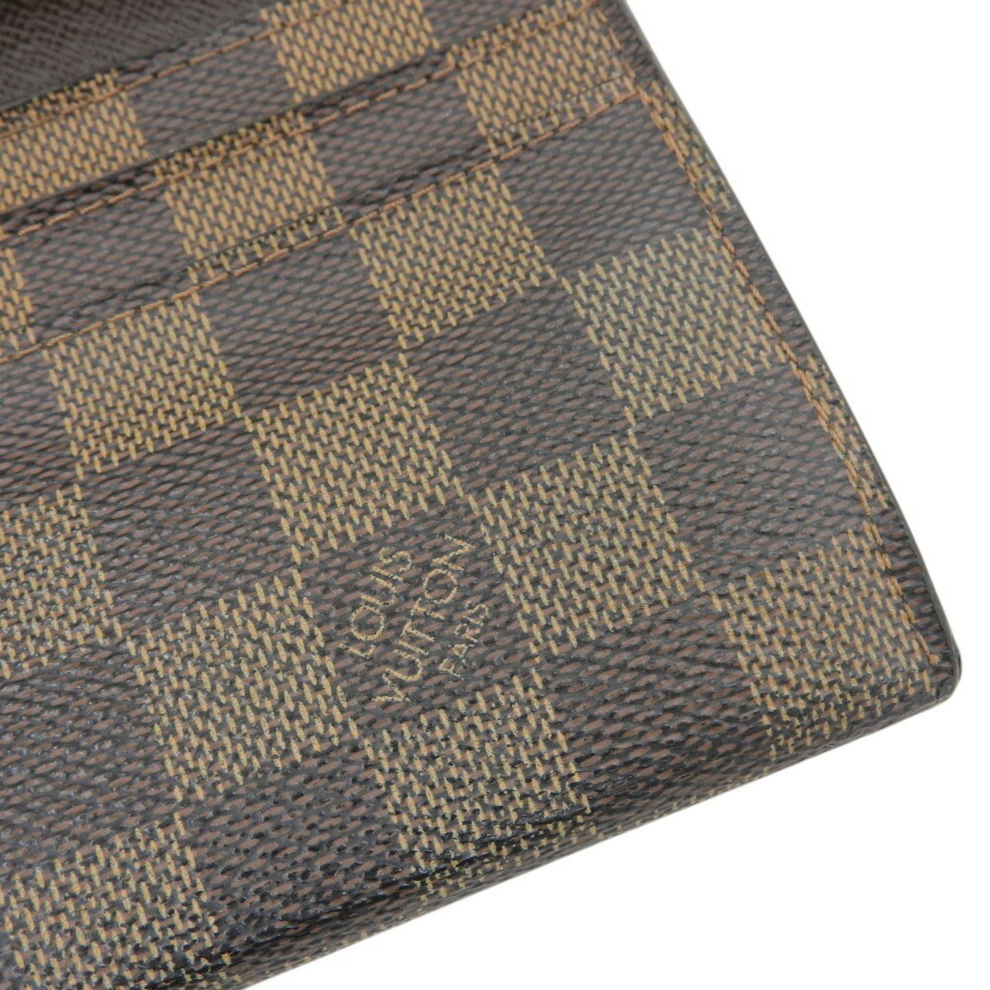 Louis Vuitton Ebene Pvc Long Wallet