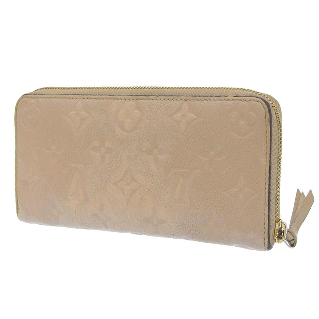 Louis Vuitton Monogram Empreinte Beige Dune Leather Long Wallet
