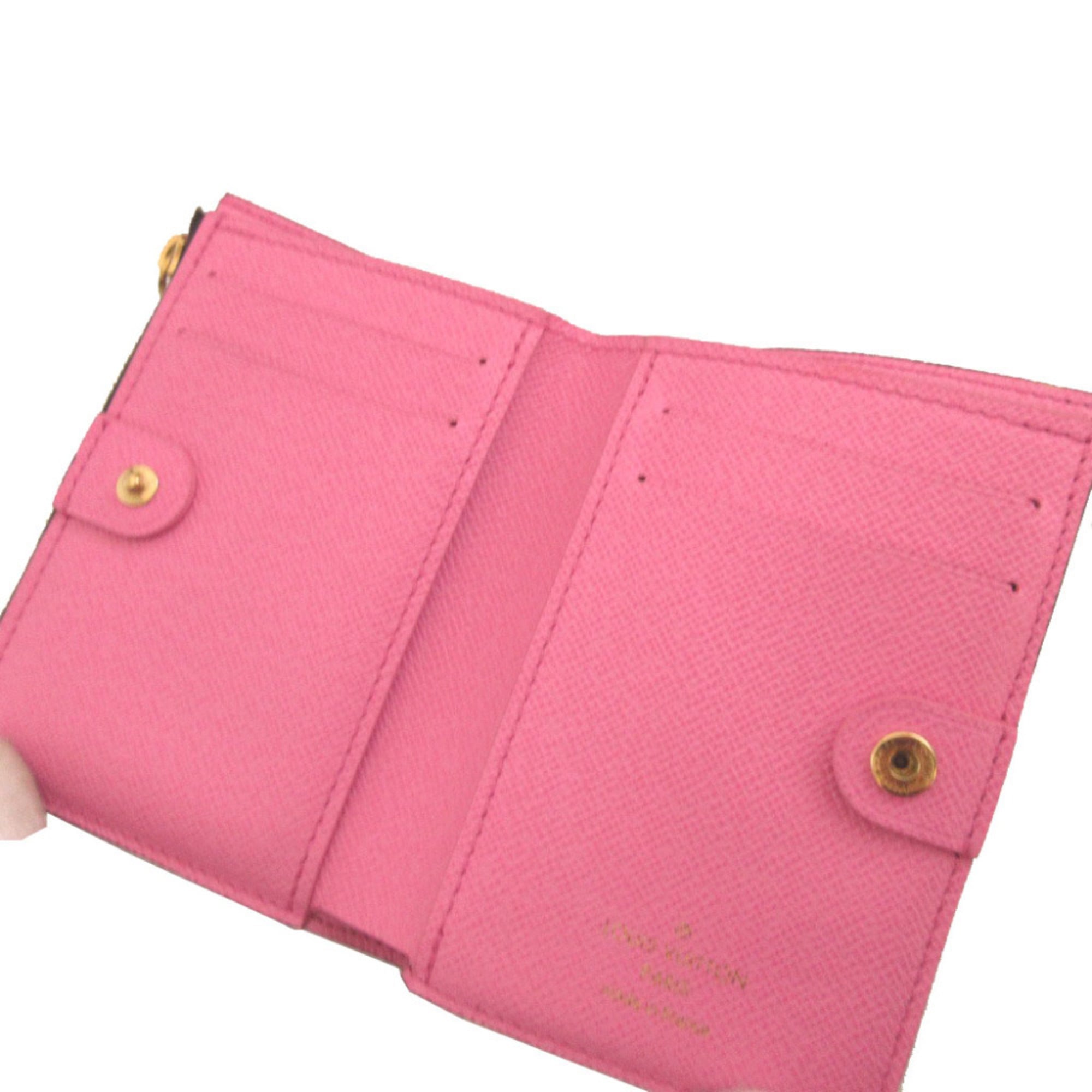 Louis Vuitton Brown Monogram Pink Monogram Wallet