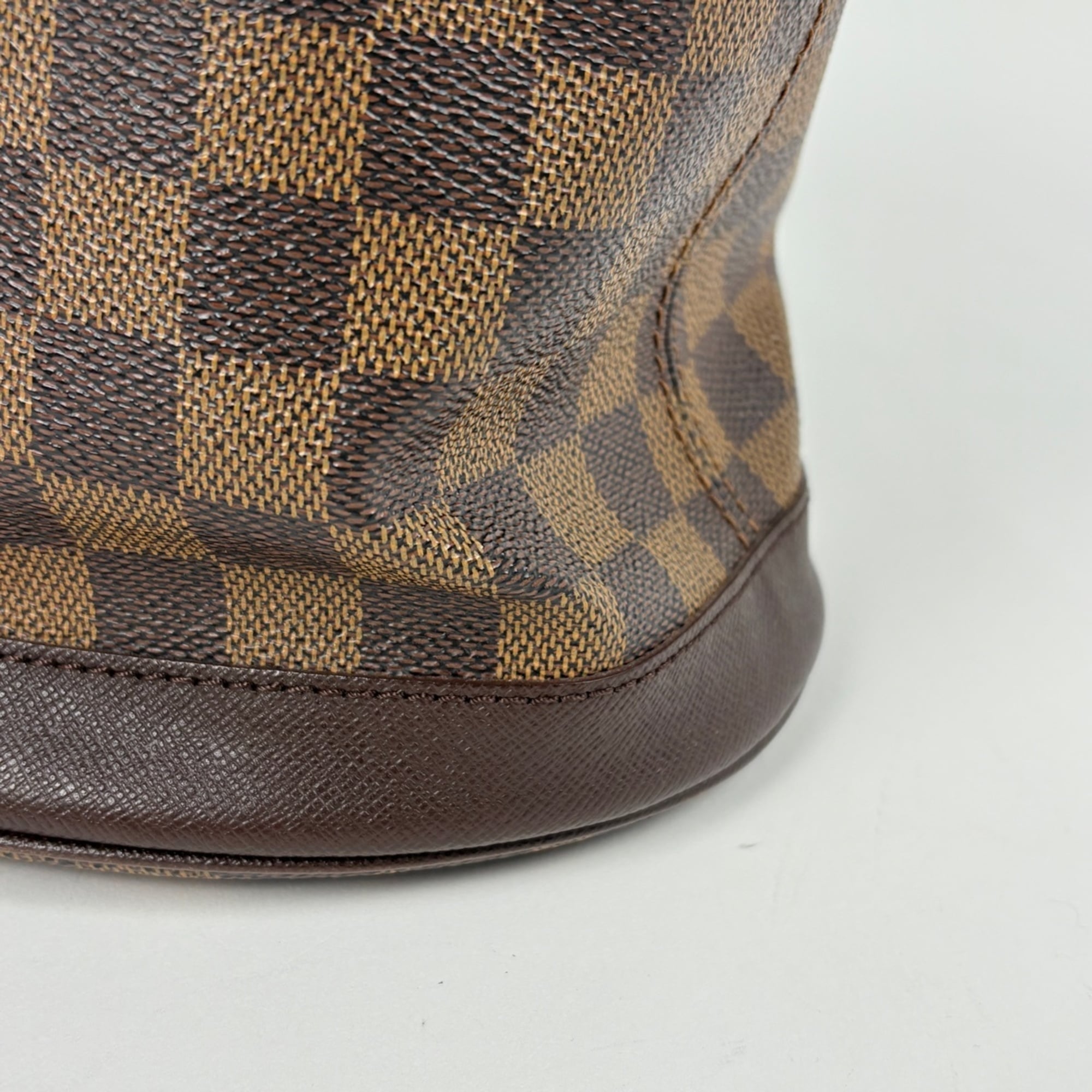 Louis Vuitton Brown Damier Canvas Handbag Pouch Tote Bag