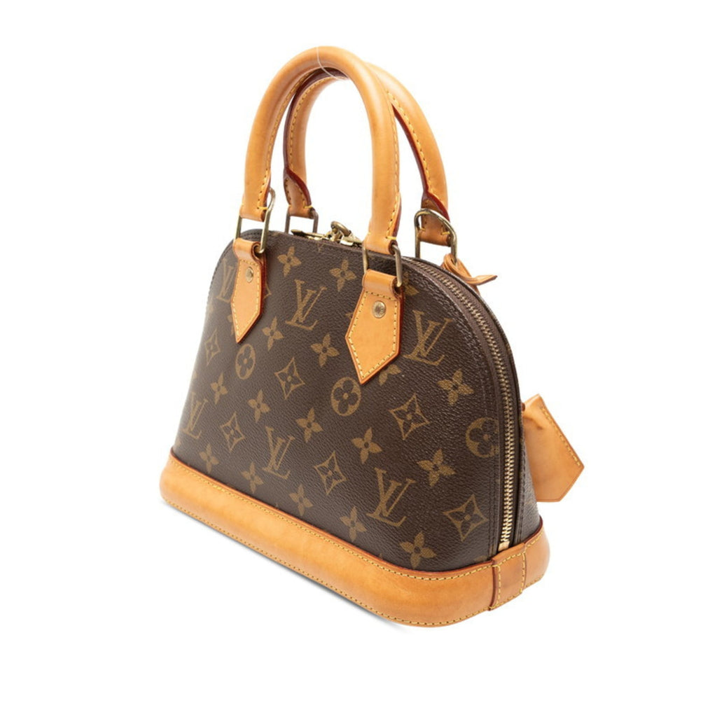 Louis Vuitton Brown Pvc Leather Handbag Shoulder Bag