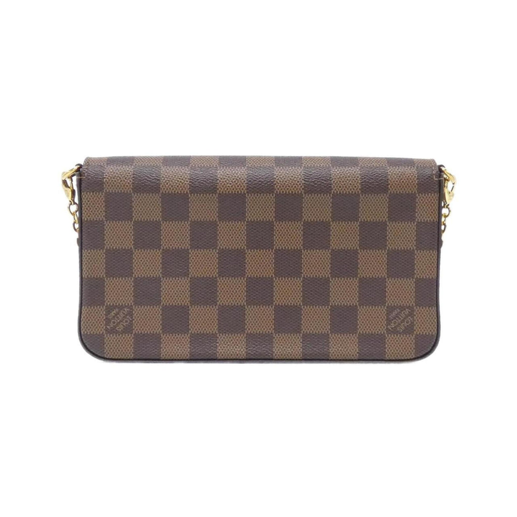 Louis Vuitton Brown Coated Canvas Pochette Shoulder Bag
