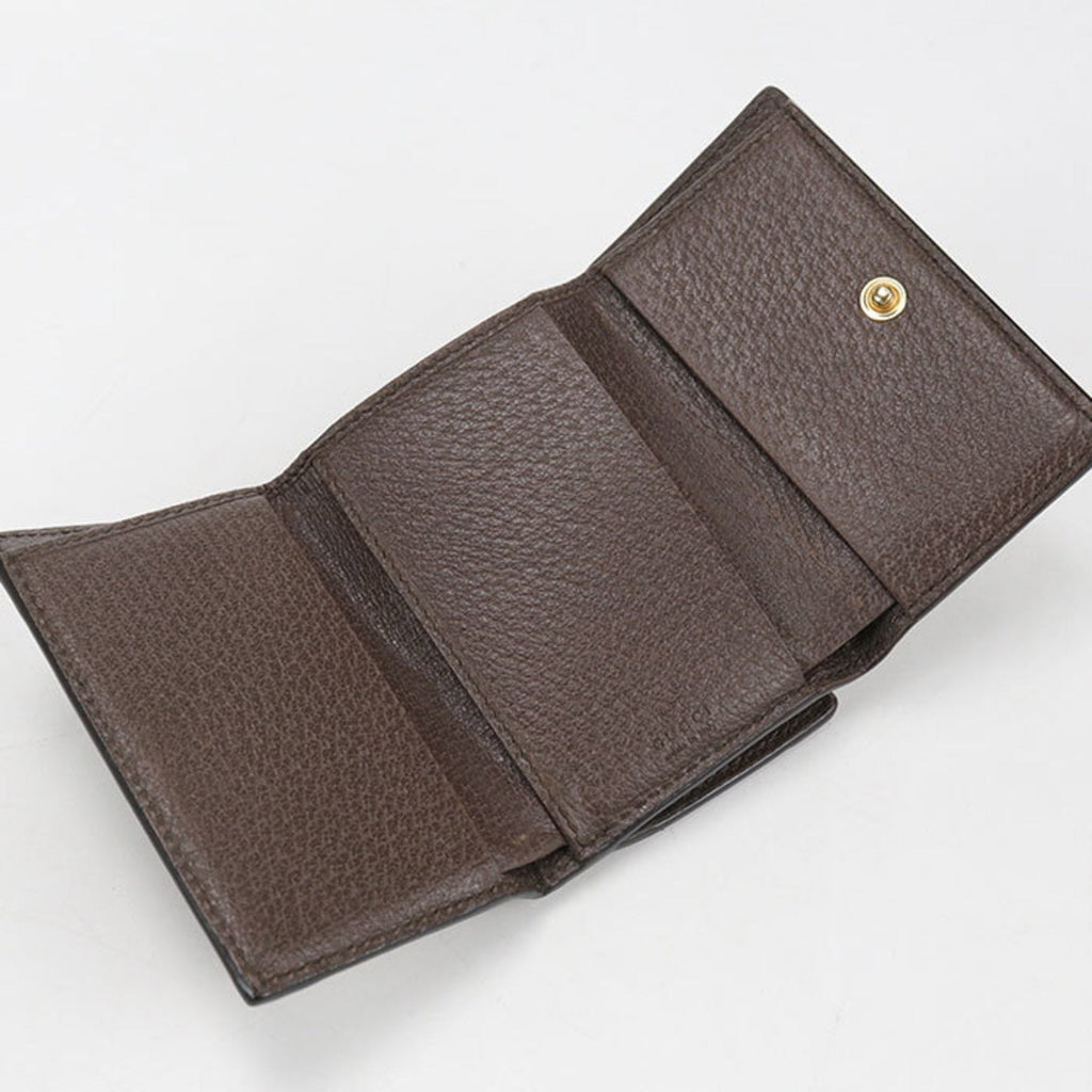 Gucci Gg Supreme Beige Gg Supreme Wallet (Tri-Fold) (Pre-Owned)