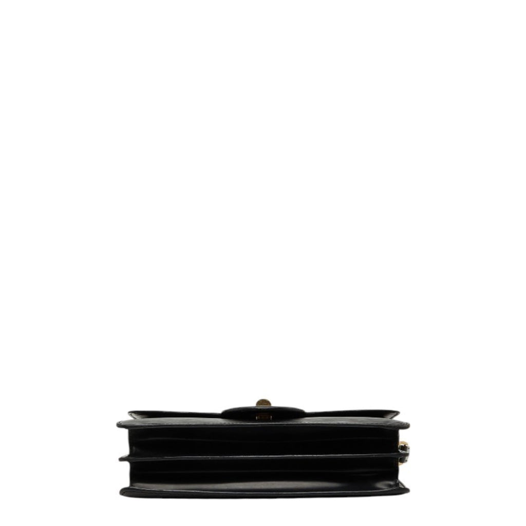 Louis Vuitton Black Noir Cuir Ombre Leather Shoulder Bag
