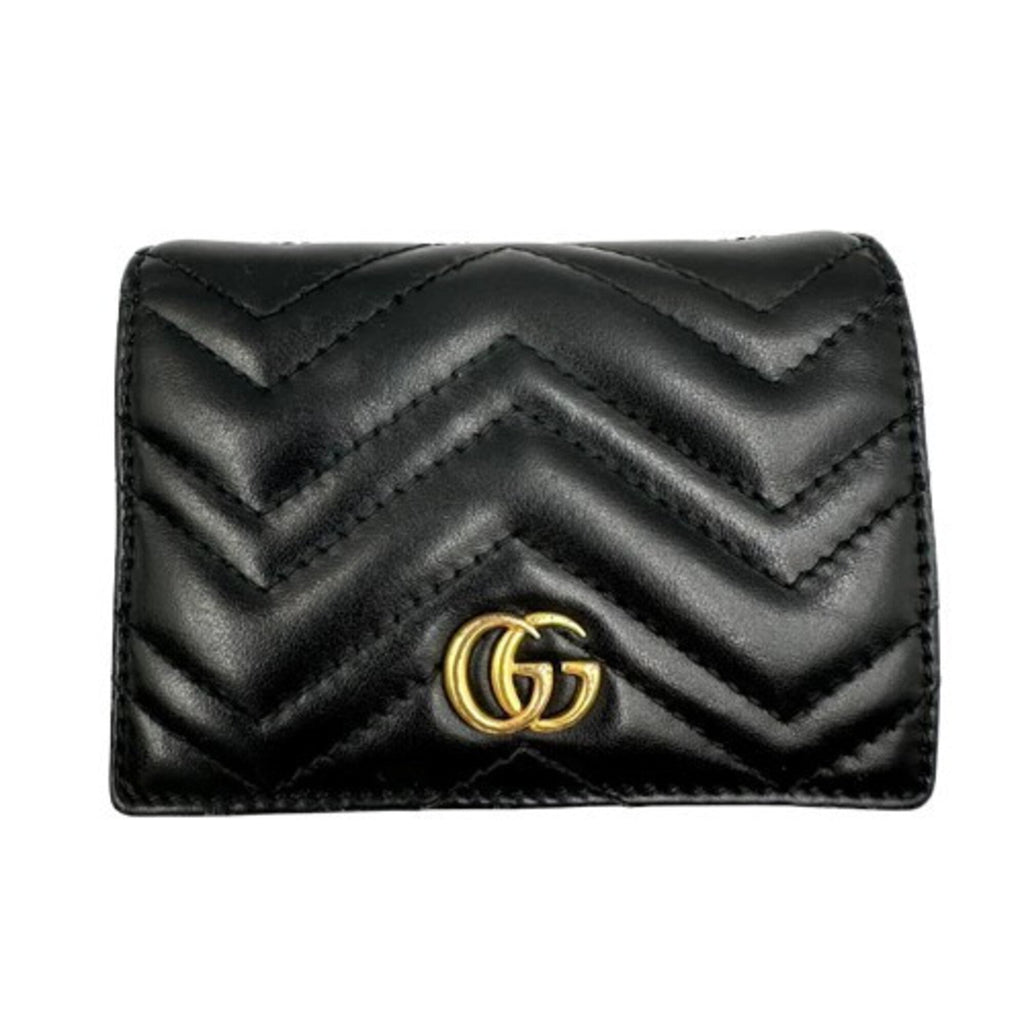 Gucci Black Leather Wallet (Bi-Fold) (Pre-Owned)