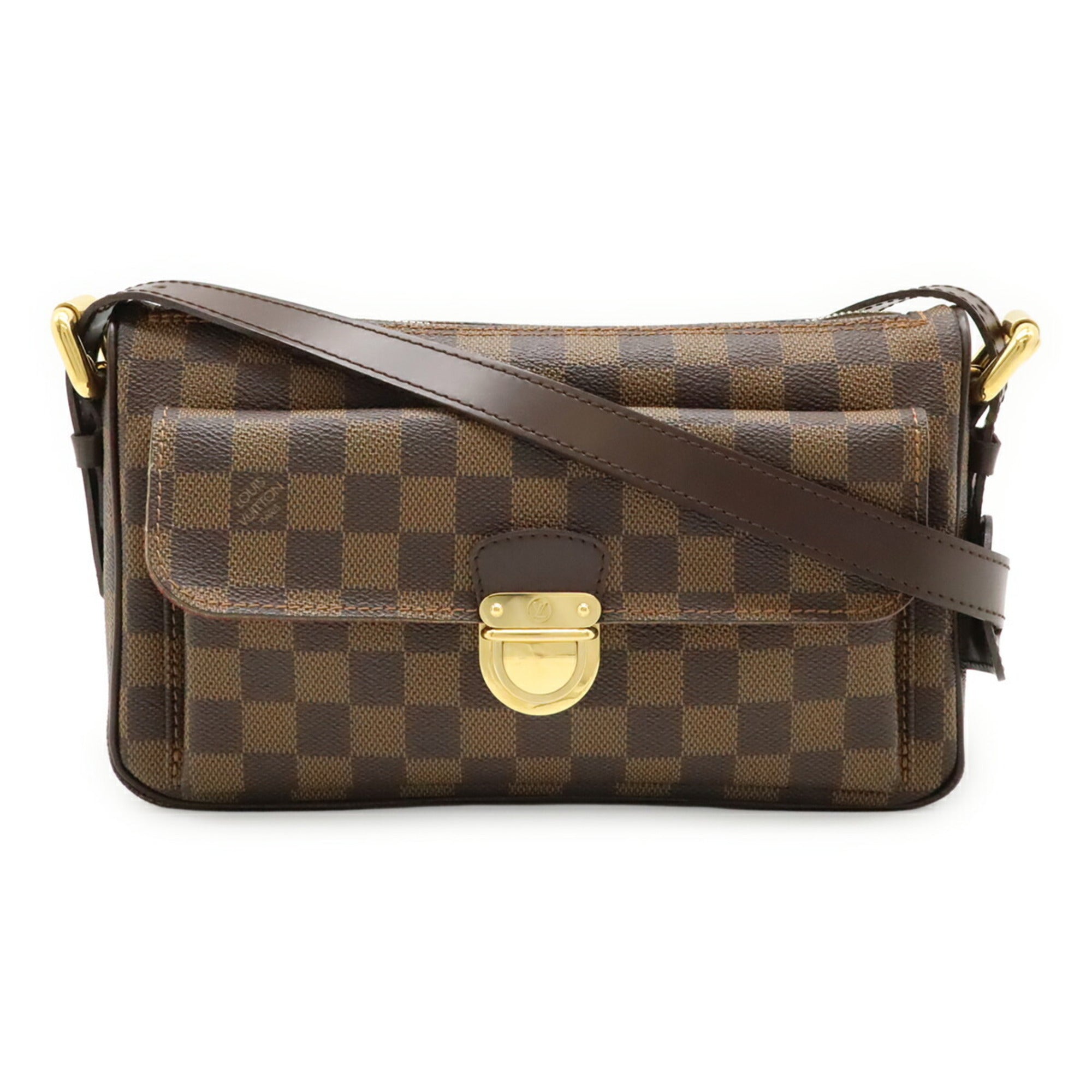Louis Vuitton Brown Pvc Shoulder Bag