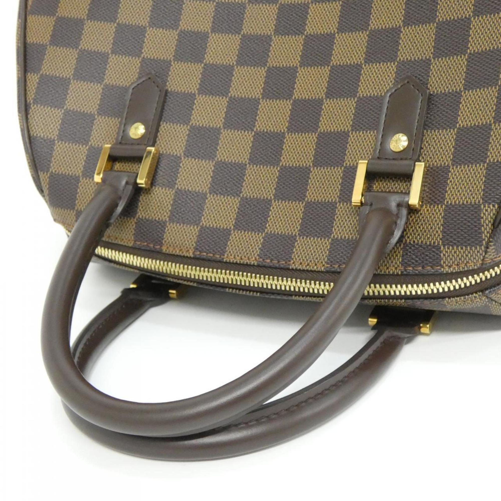 Louis Vuitton Brown Coated Canvas Handbag