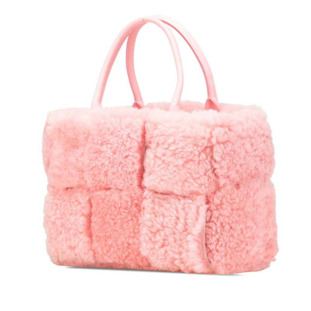 Bottega Veneta Pink Leather Handbag