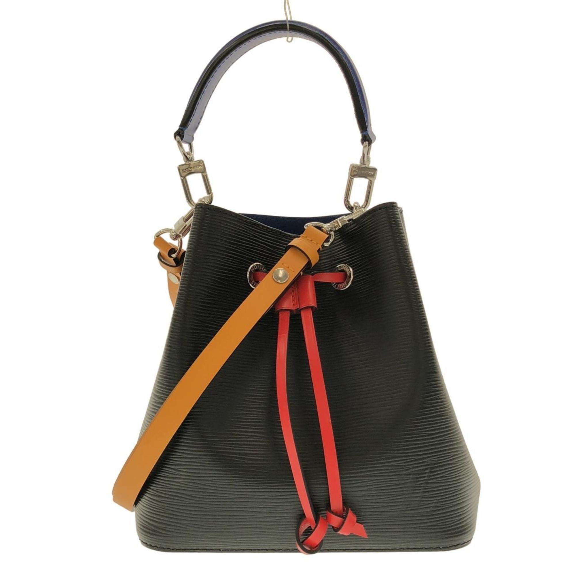 Louis Vuitton Noir Saffron Leather Shoulder Bag