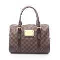 Louis Vuitton Brown Coated Canvas Leather Handbag