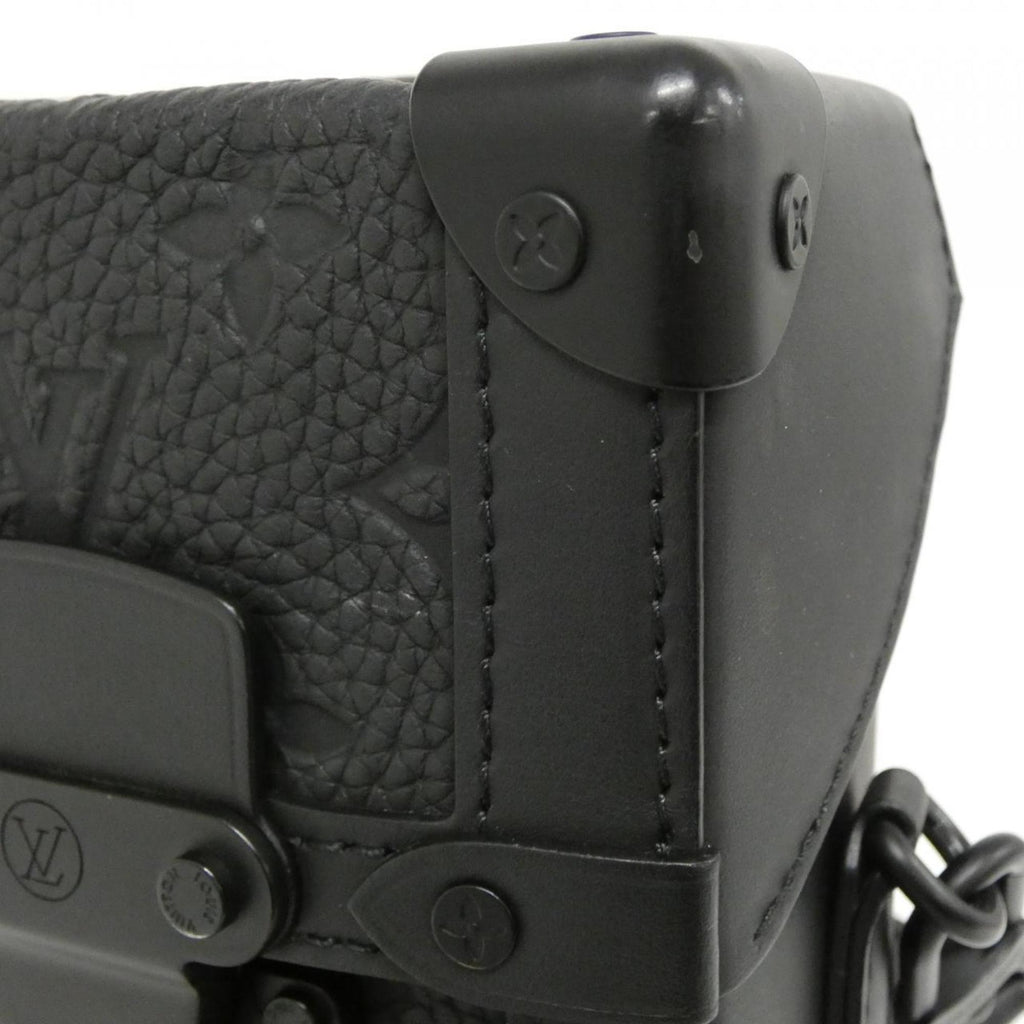 Louis Vuitton Black Leather Shoulder Bag
