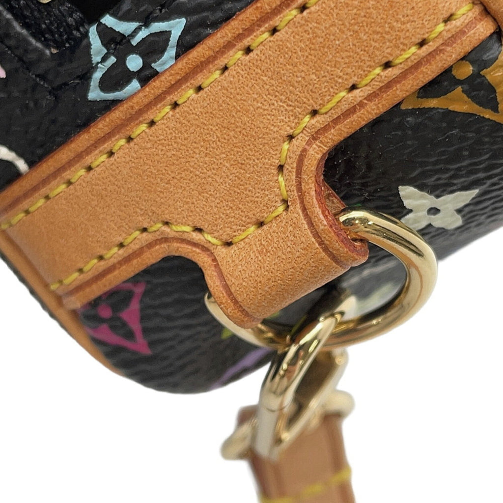 Louis Vuitton Brown Noir Monogram Multicolore Pouch