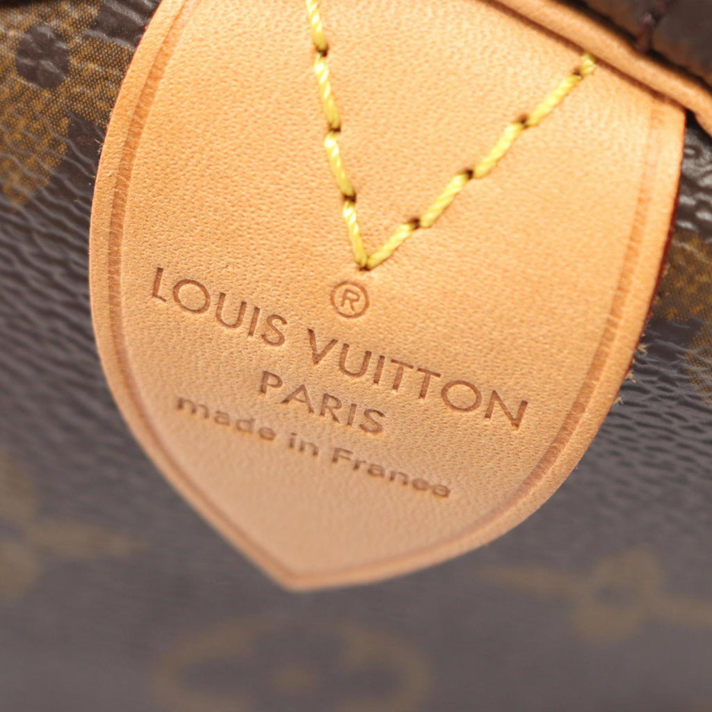 Louis Vuitton Brown Monogram Coated Canvas Leather Handbag