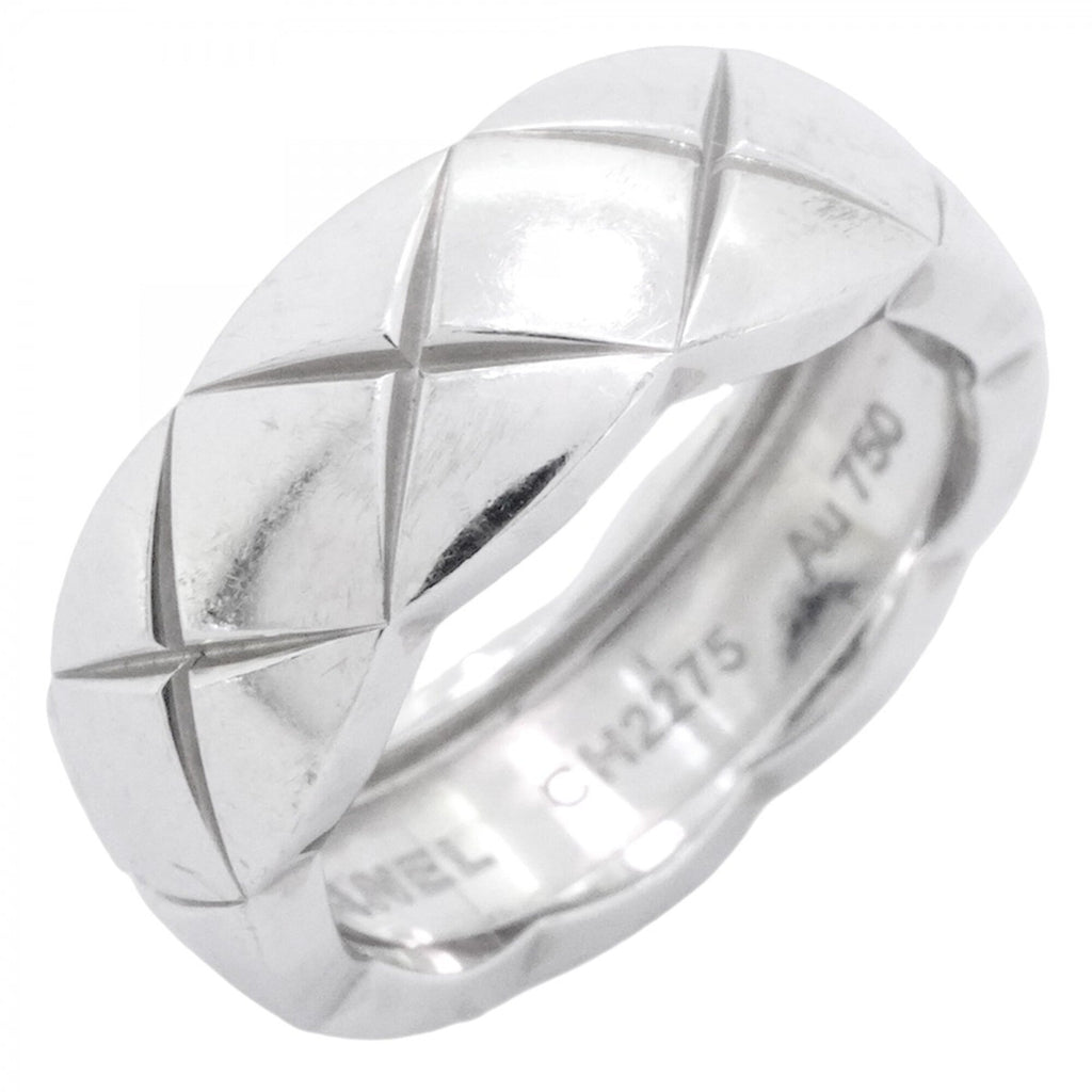 Chanel White Gold (18K) Band Ring
