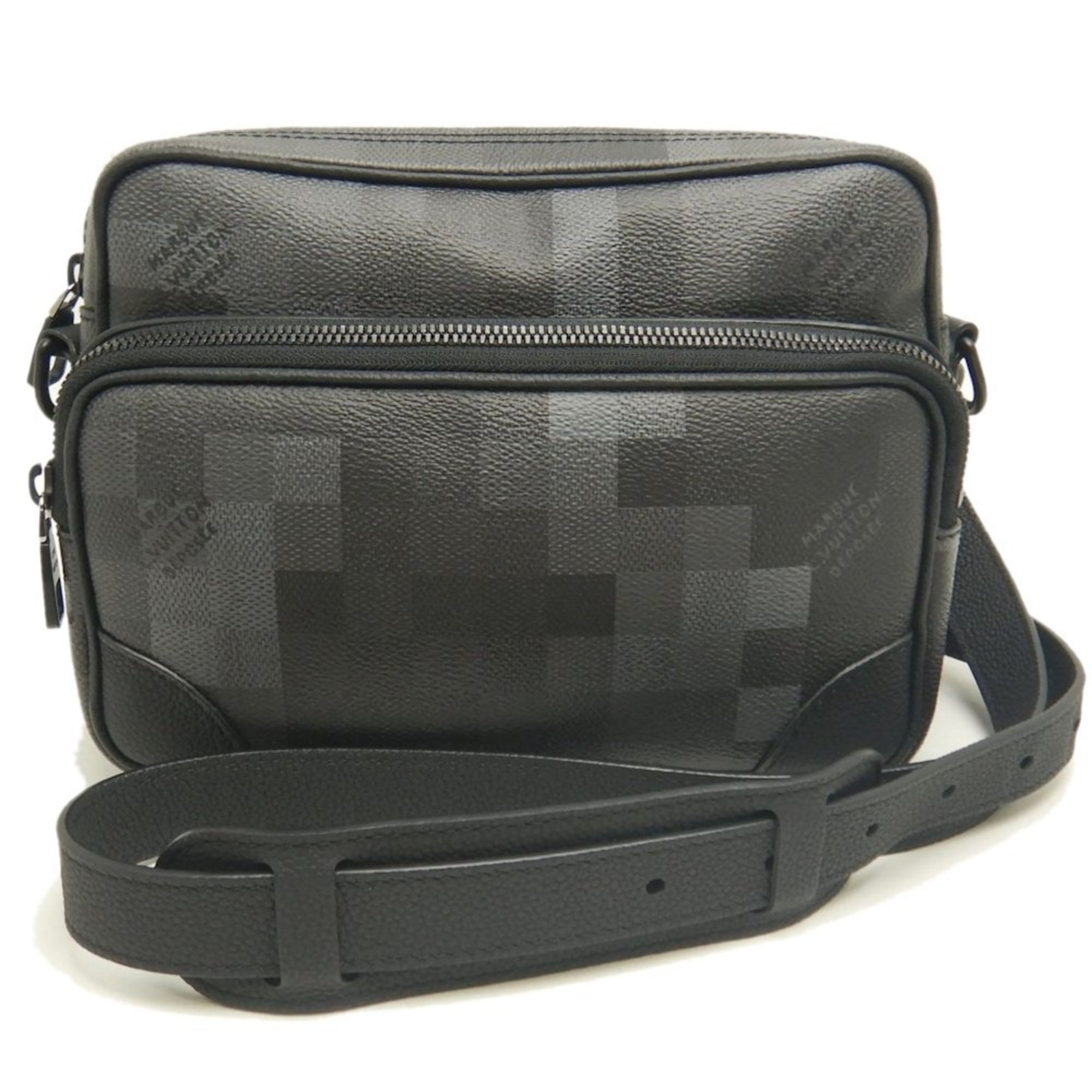 Louis Vuitton Black Noir Pvc Shoulder Bag