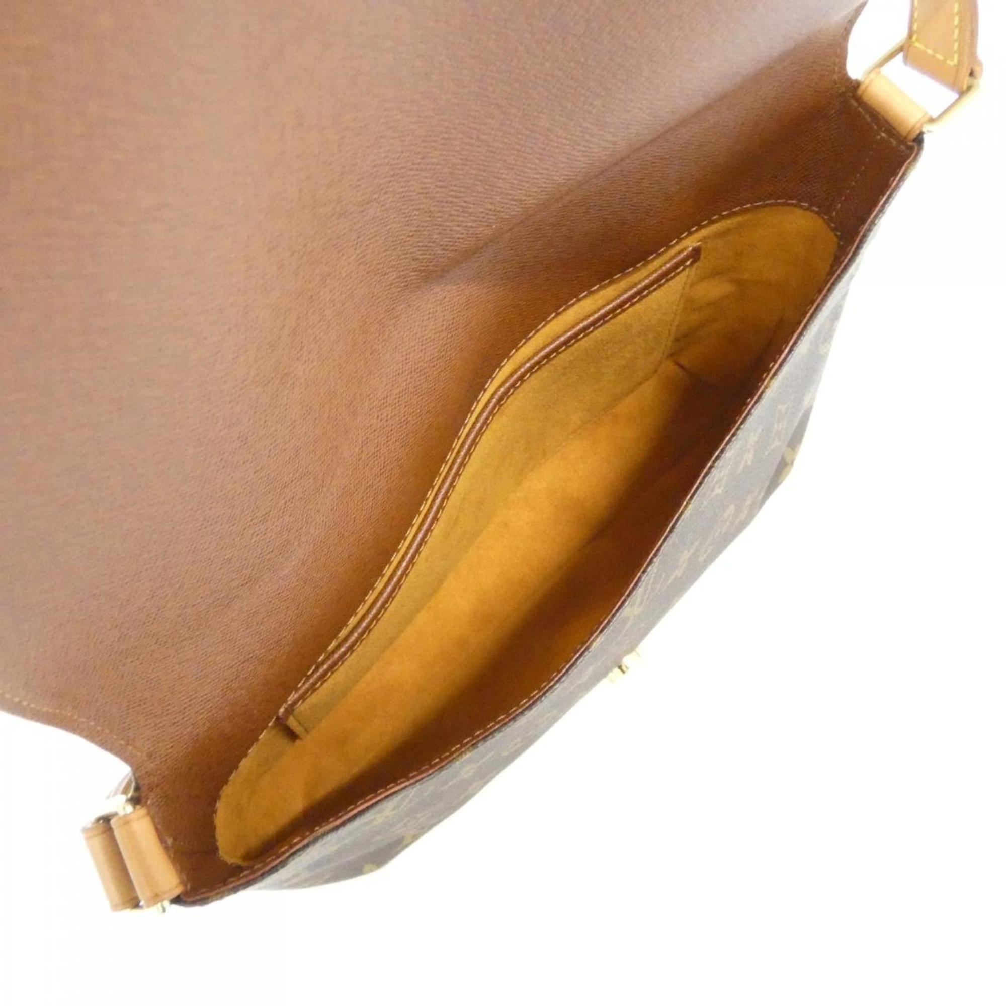 Louis Vuitton Marron Coated Canvas Shoulder Bag