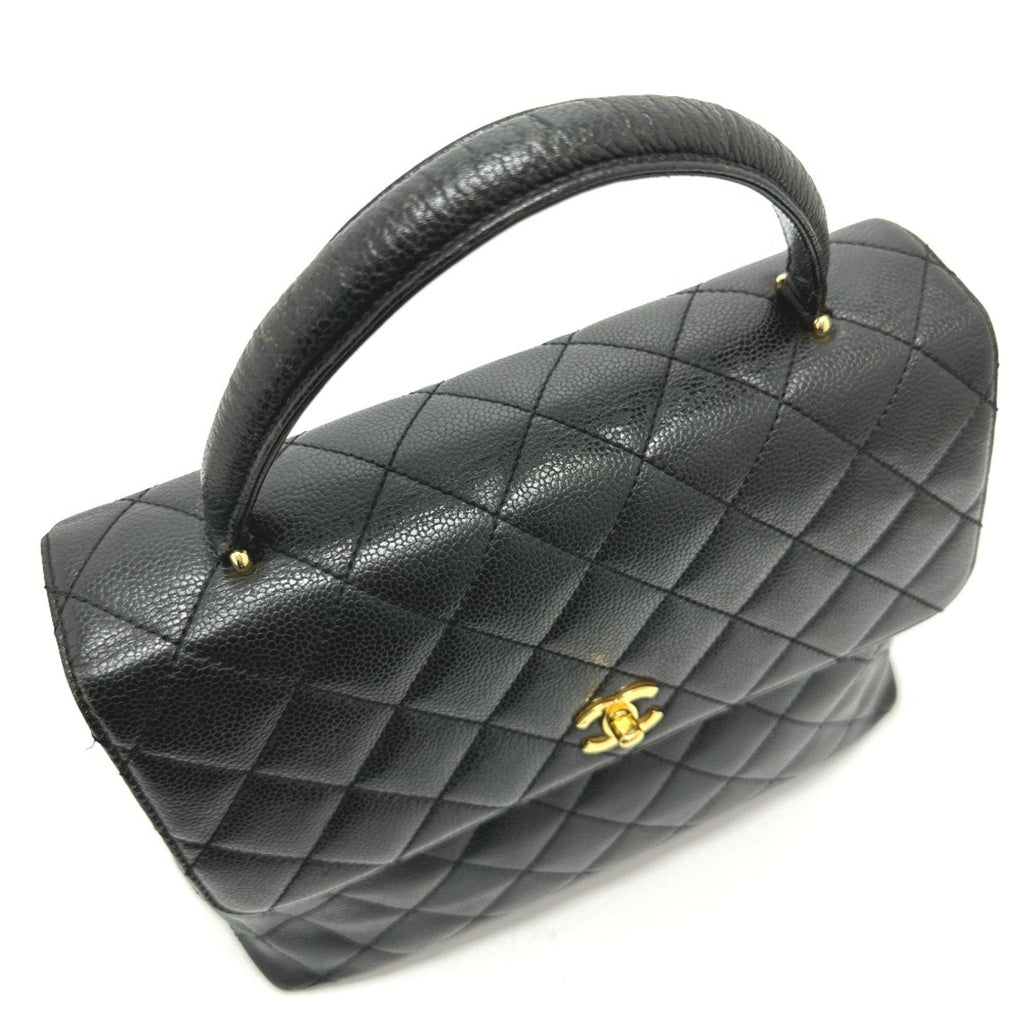 Chanel Black Leather Handbag