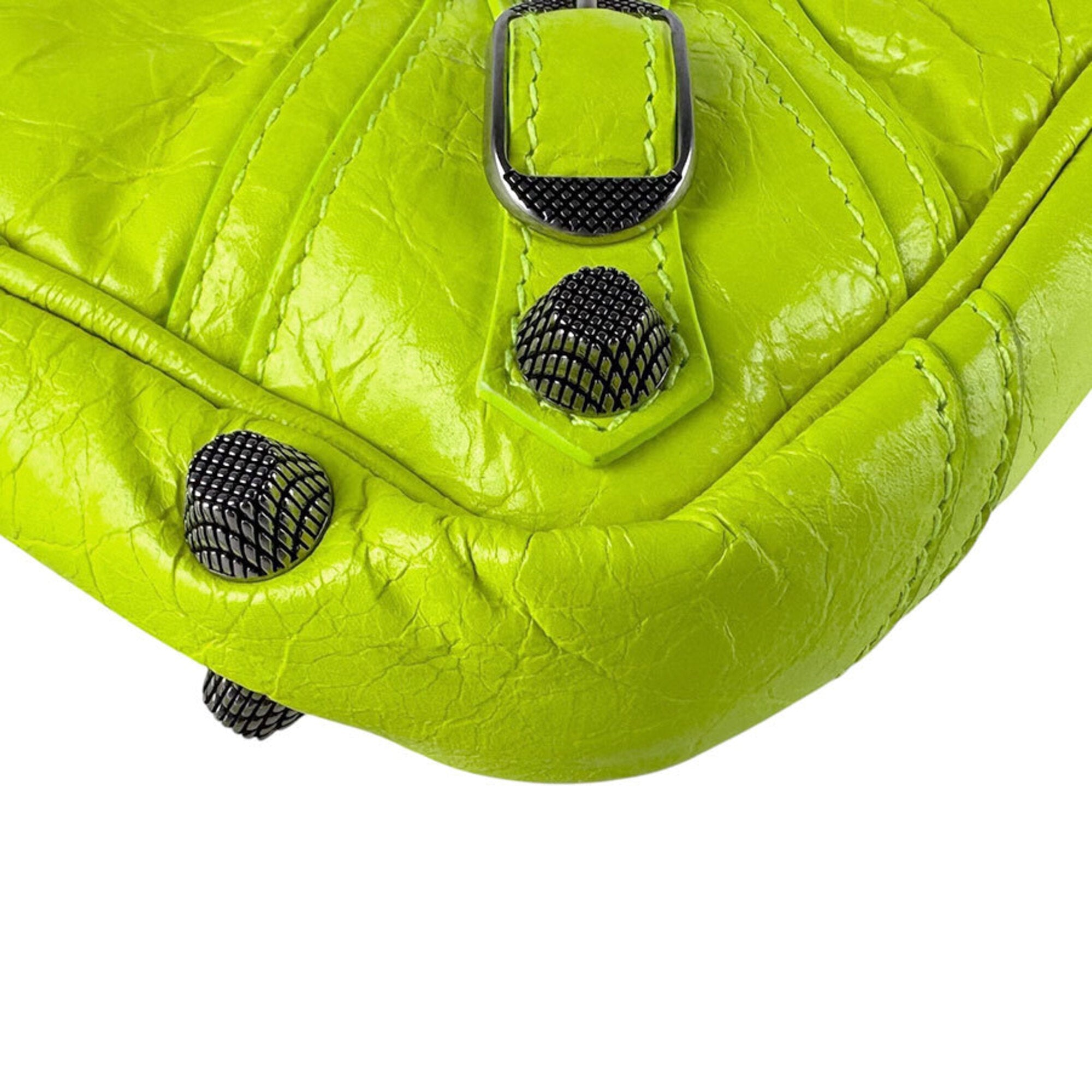Balenciaga Yellow Leather Shoulder