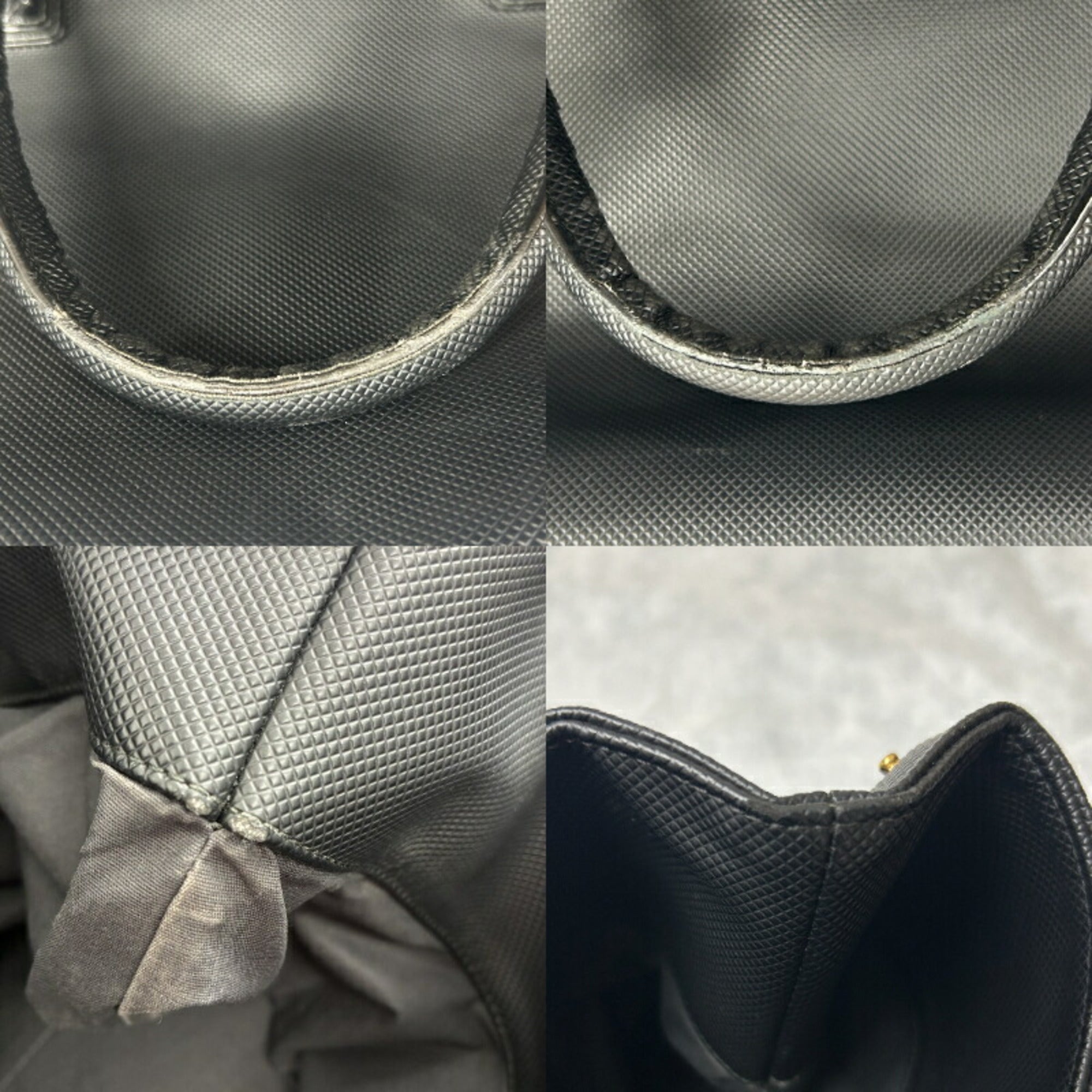 Bottega Veneta Black Pvc Leather Tote Bag