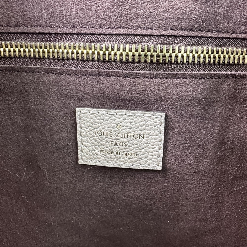 Louis Vuitton Cream Monogram Empreinte Tote Bag
