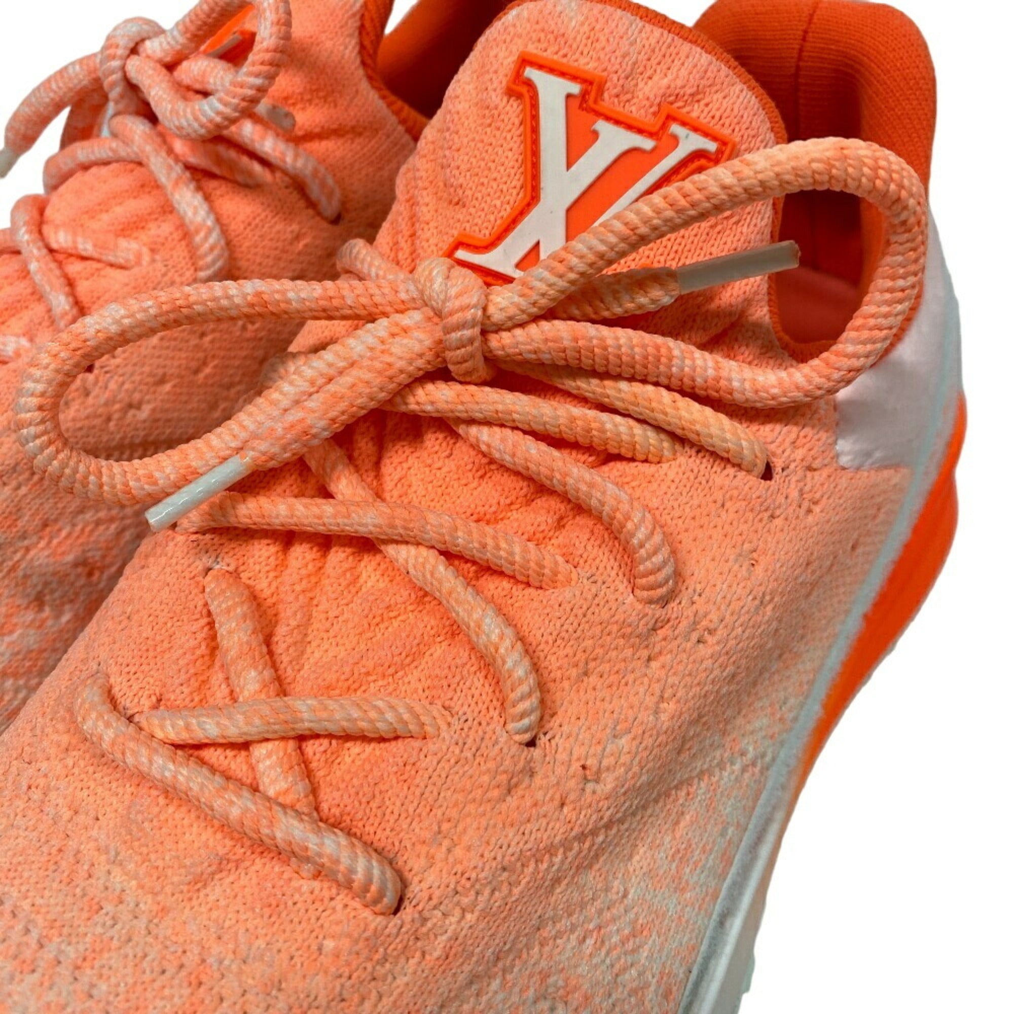 Louis Vuitton Orange White Sneakers