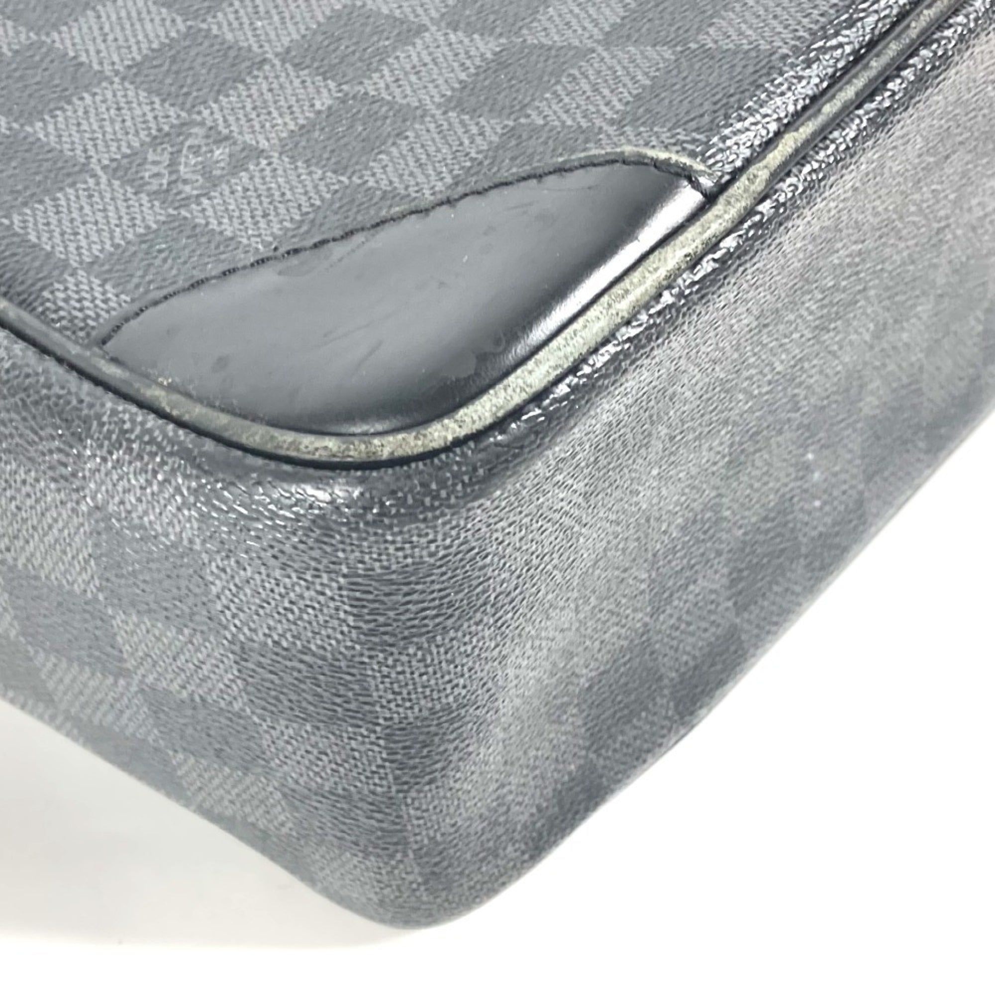 Louis Vuitton Black Damier Graphite Handbag Tote Bag