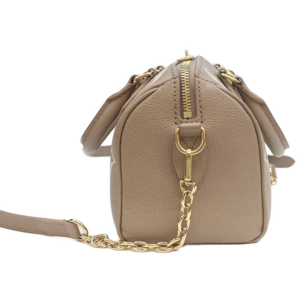 Louis Vuitton Grayish Tourterelle Monogram Empreinte Boston Bag