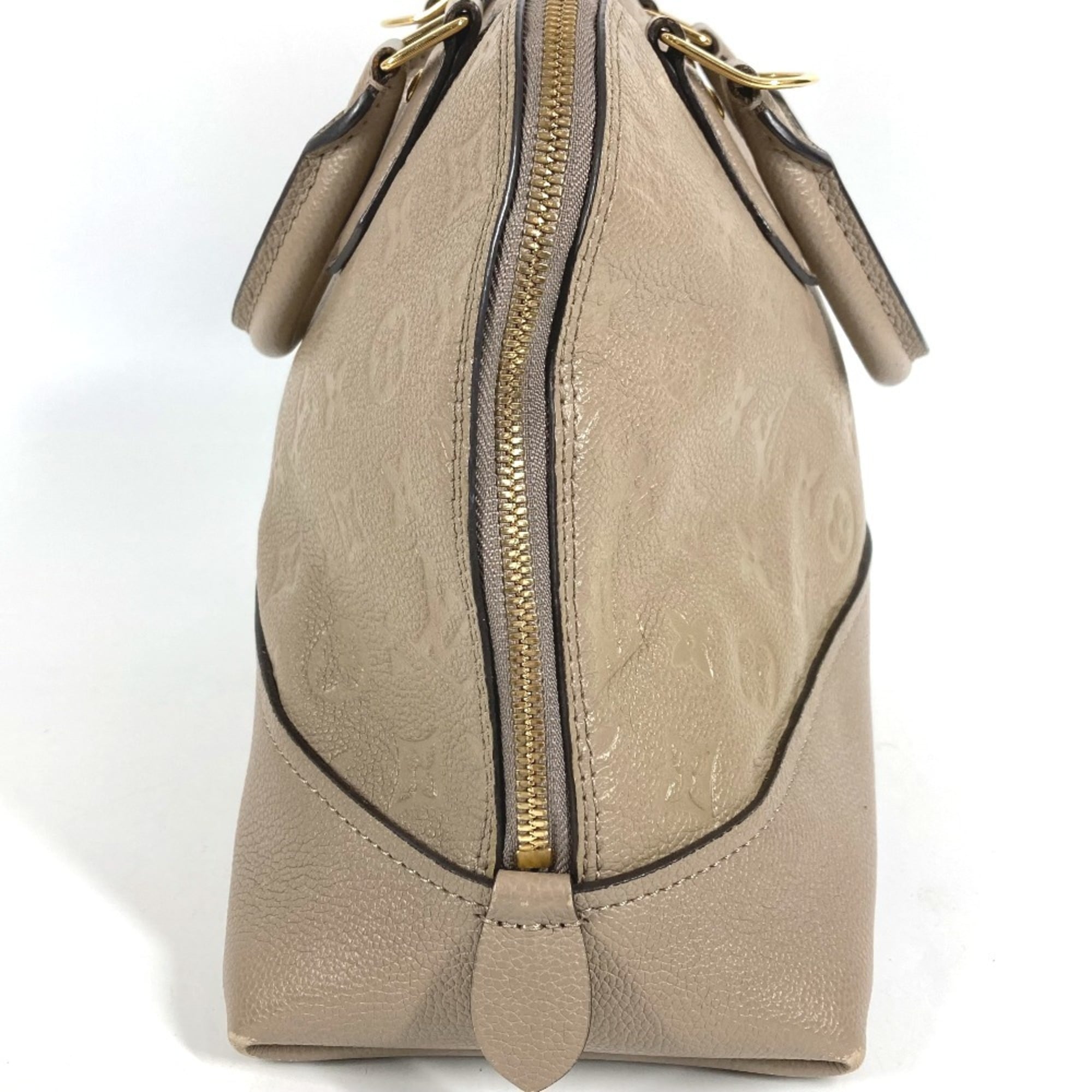 Louis Vuitton Beige Monogram Empreinte Leather Handbag Tote Bag