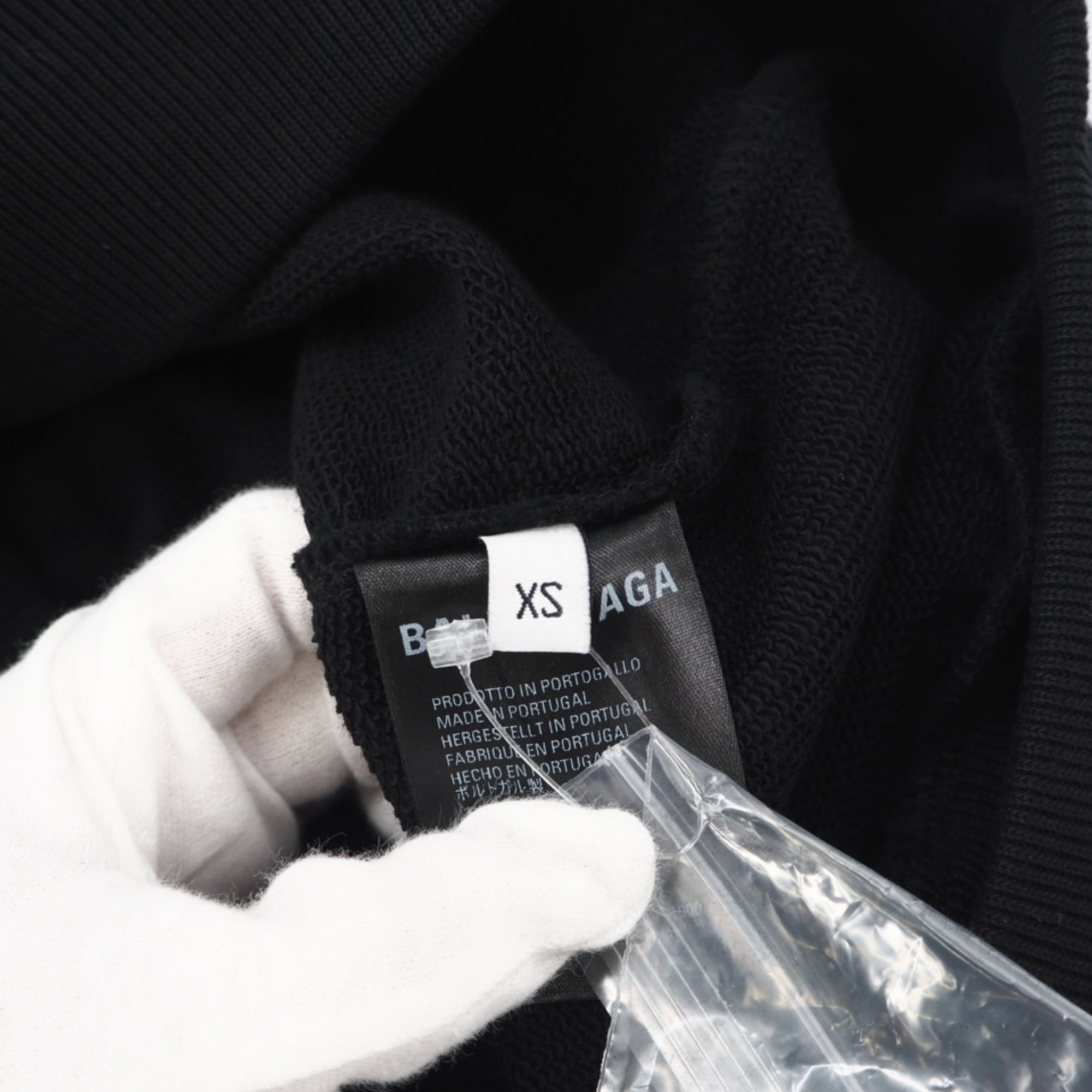 Balenciaga Black Red Color White Cotton