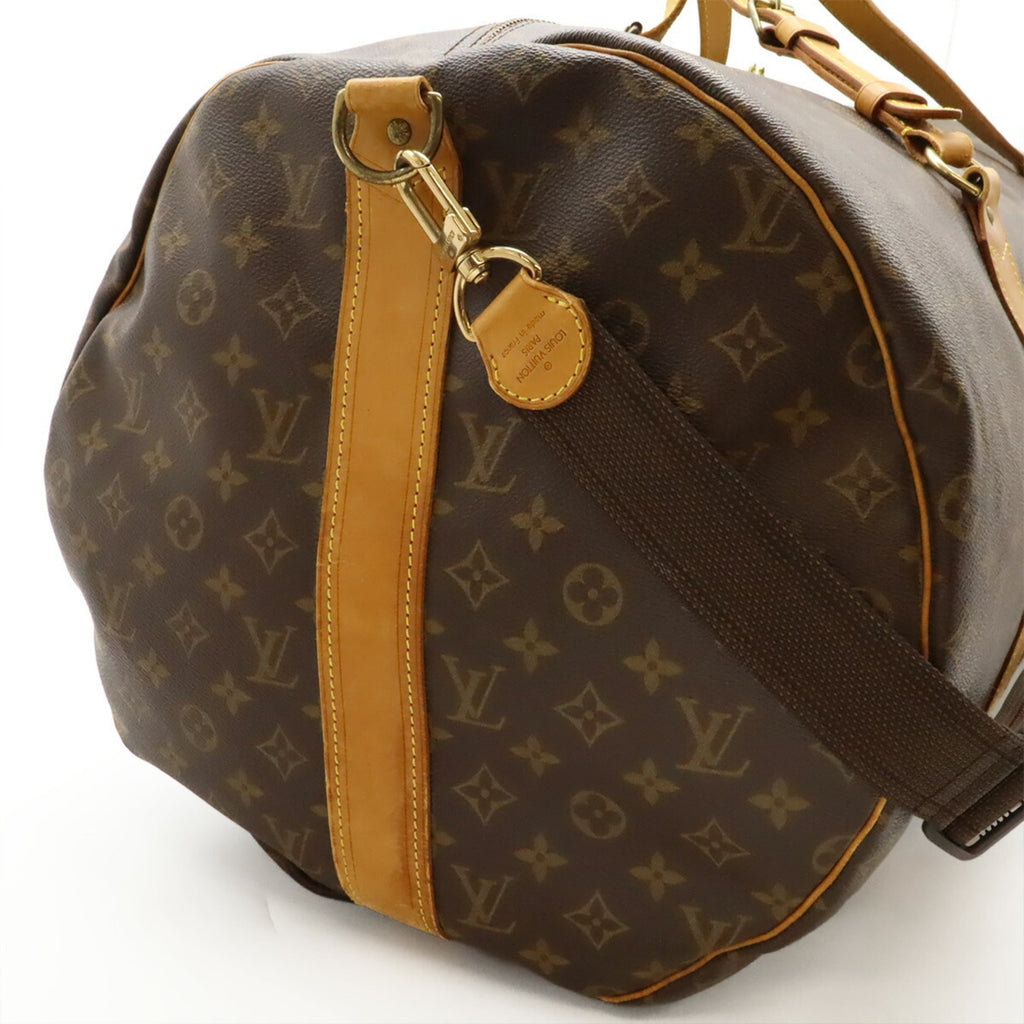 Louis Vuitton Brown Pvc Boston Bag Shoulder Bag