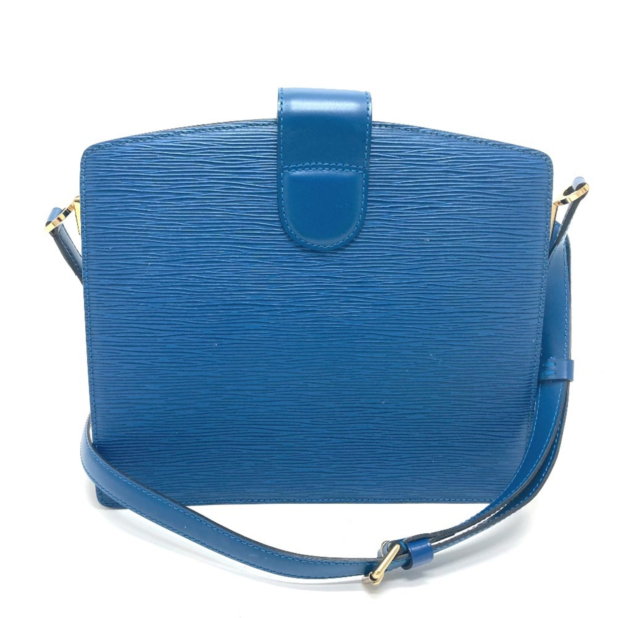 Louis Vuitton Blue Epi Leather Pochette Shoulder Bag