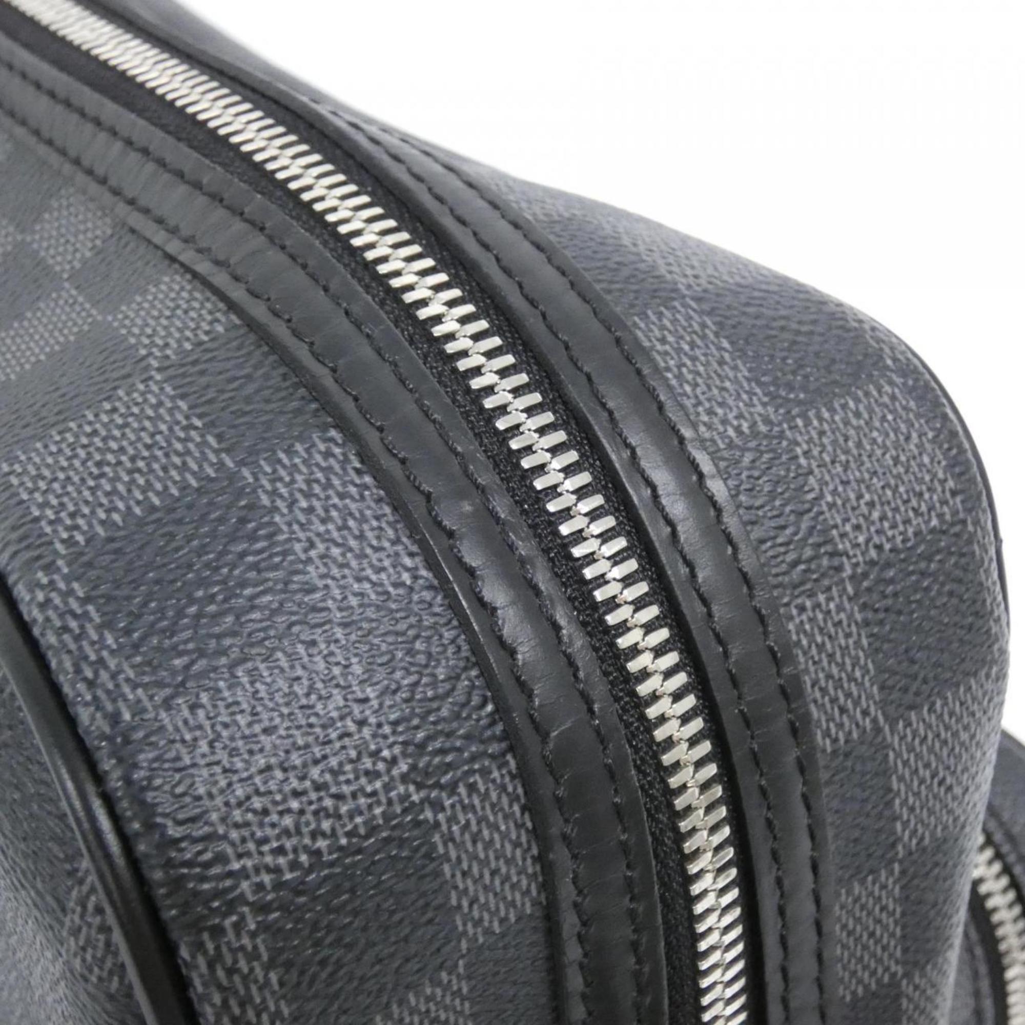 Louis Vuitton Graphite Coated Canvas Shoulder Bag