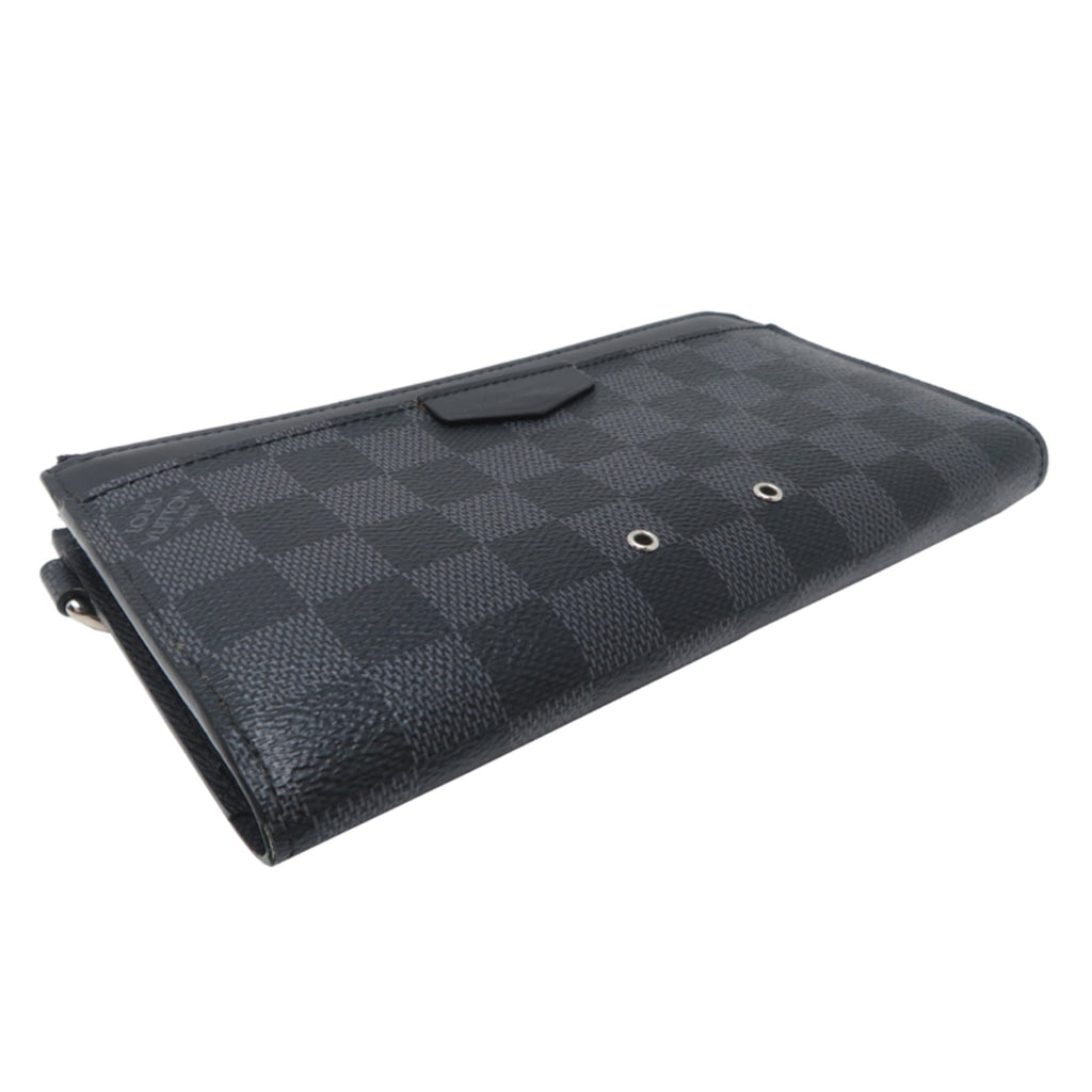 Louis Vuitton Black Damier Graphite Long Wallet