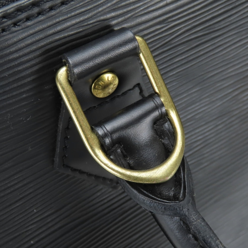 Louis Vuitton Epi Black Noir Epi Leather Handbag