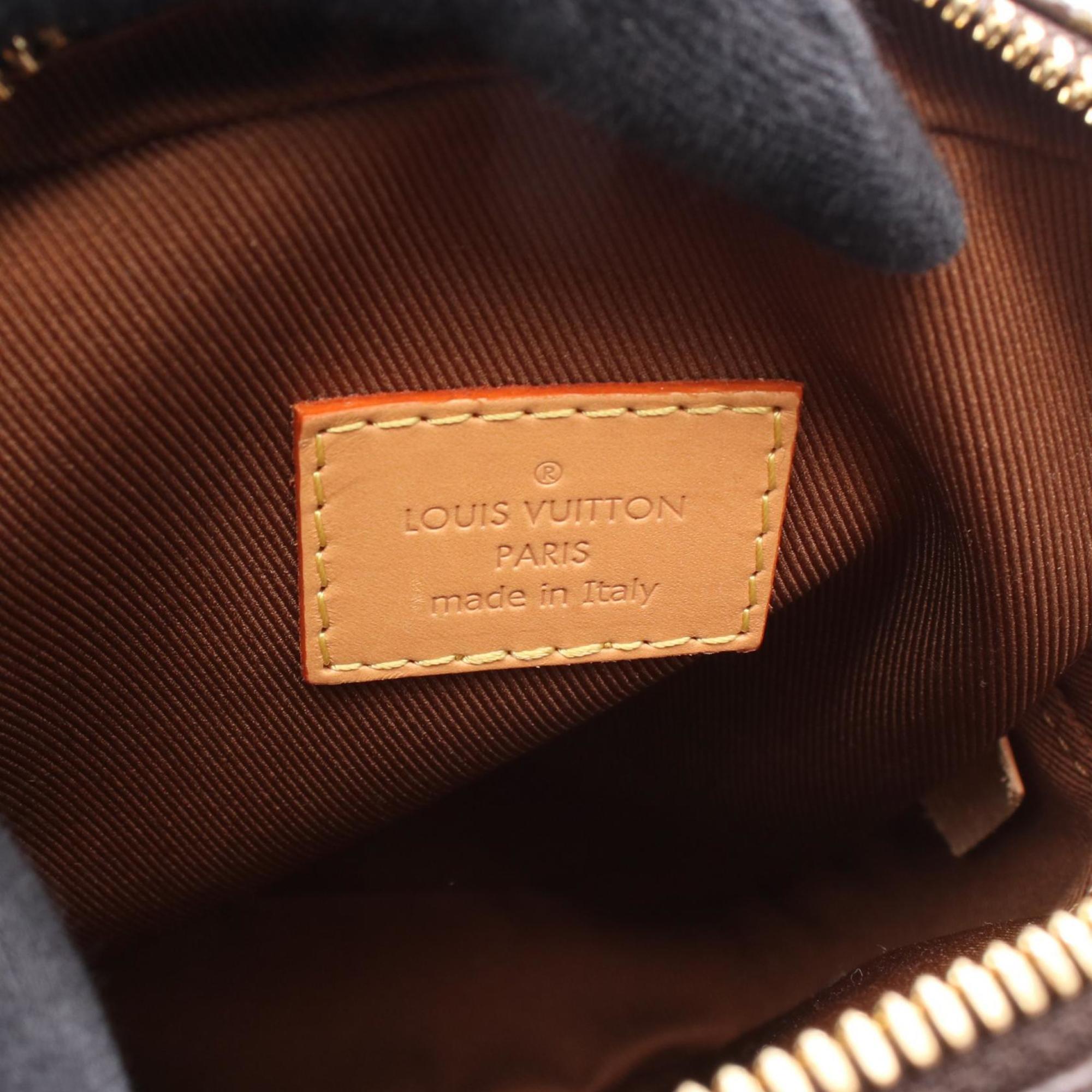 Louis Vuitton Brown Multi-Color Coated Canvas Leather Shoulder Bag