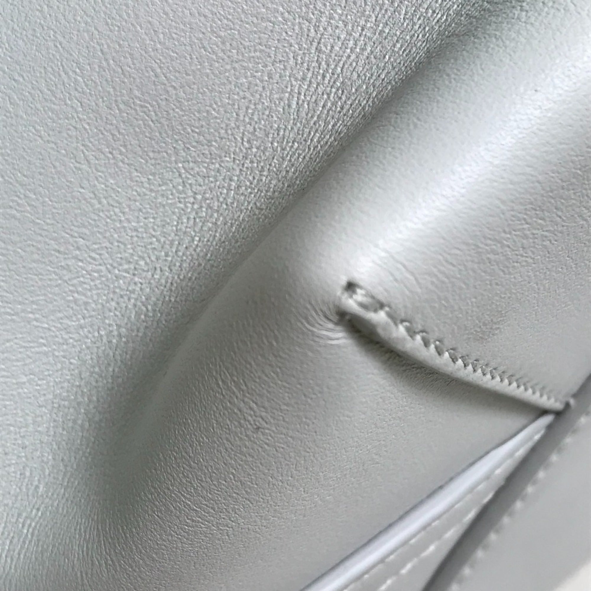 Balenciaga White Leather Hand