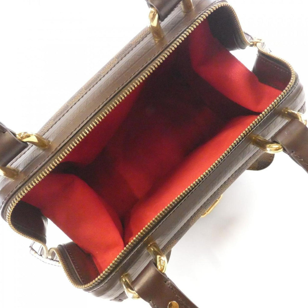 Louis Vuitton Brown Coated Canvas Handbag