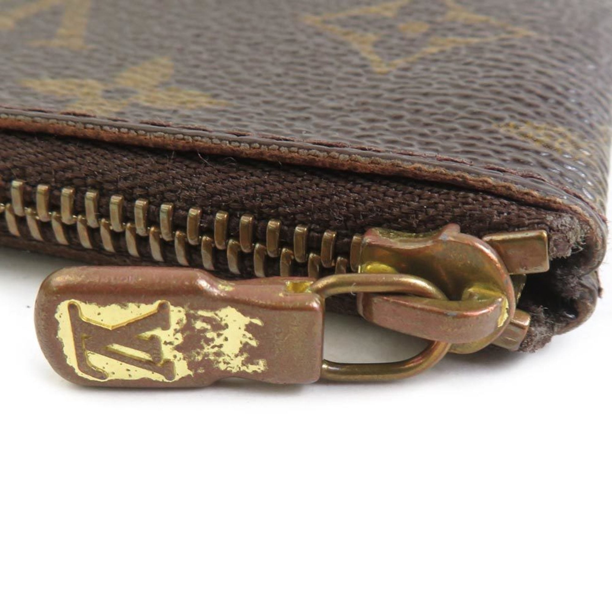 Louis Vuitton Brown Monogram Coin Purse/Coin Case