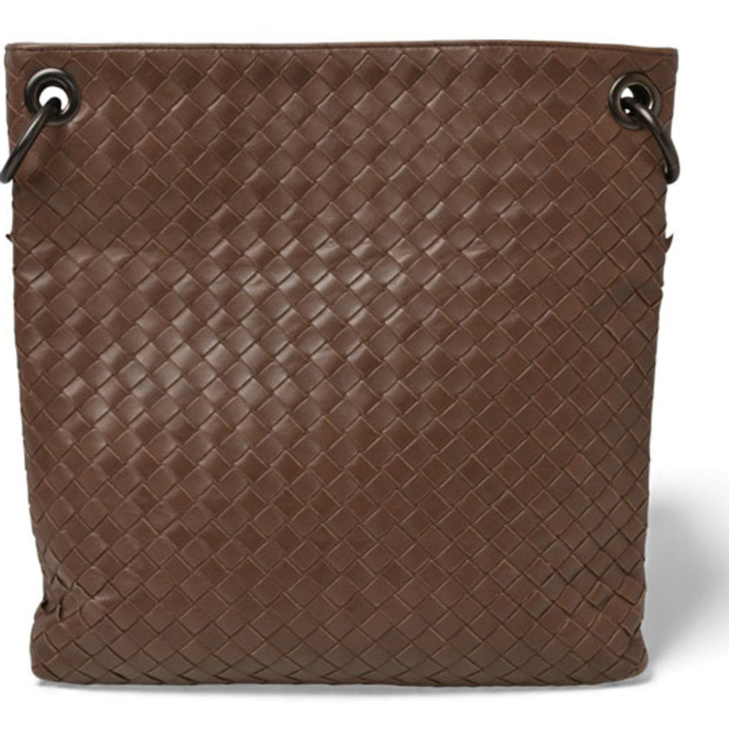 Bottega Veneta Light Brown Leather Messenger Bag Shoulder Bag