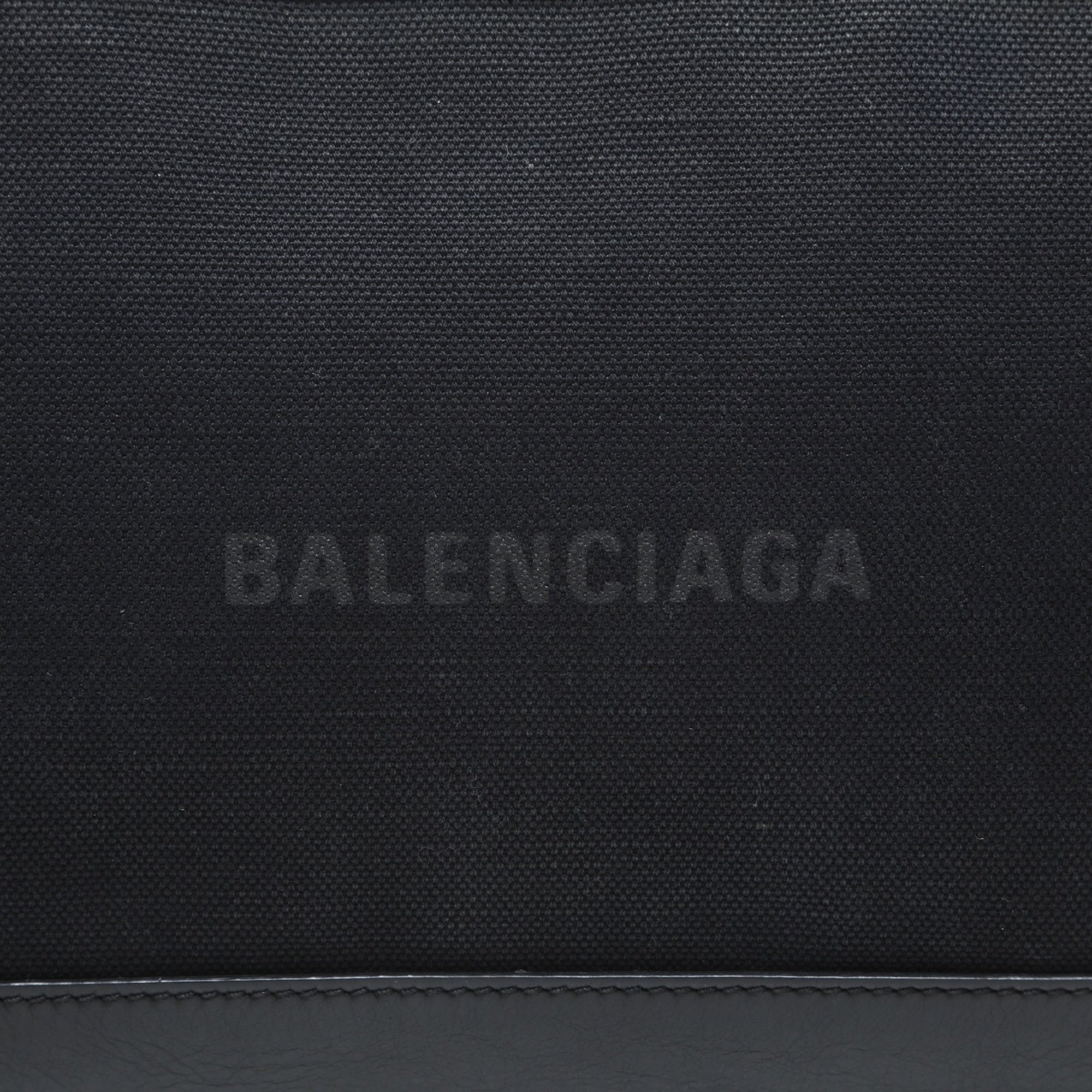 Balenciaga Black Canvas Clutch