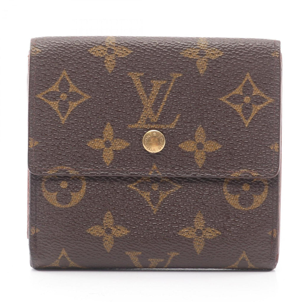 Louis Vuitton Brown Coated Canvas Wallet (Tri-Fold)
