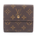 Louis Vuitton Brown Coated Canvas Wallet (Tri-Fold)