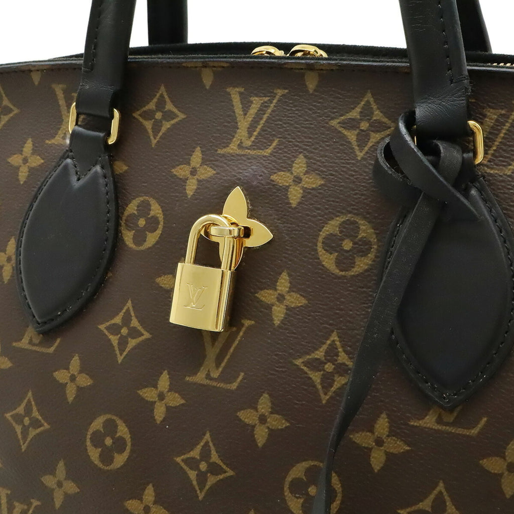Louis Vuitton Black Monogram Noir Monogram Pvc Leather Coated Canvas Shoulder Bag Tote Bag