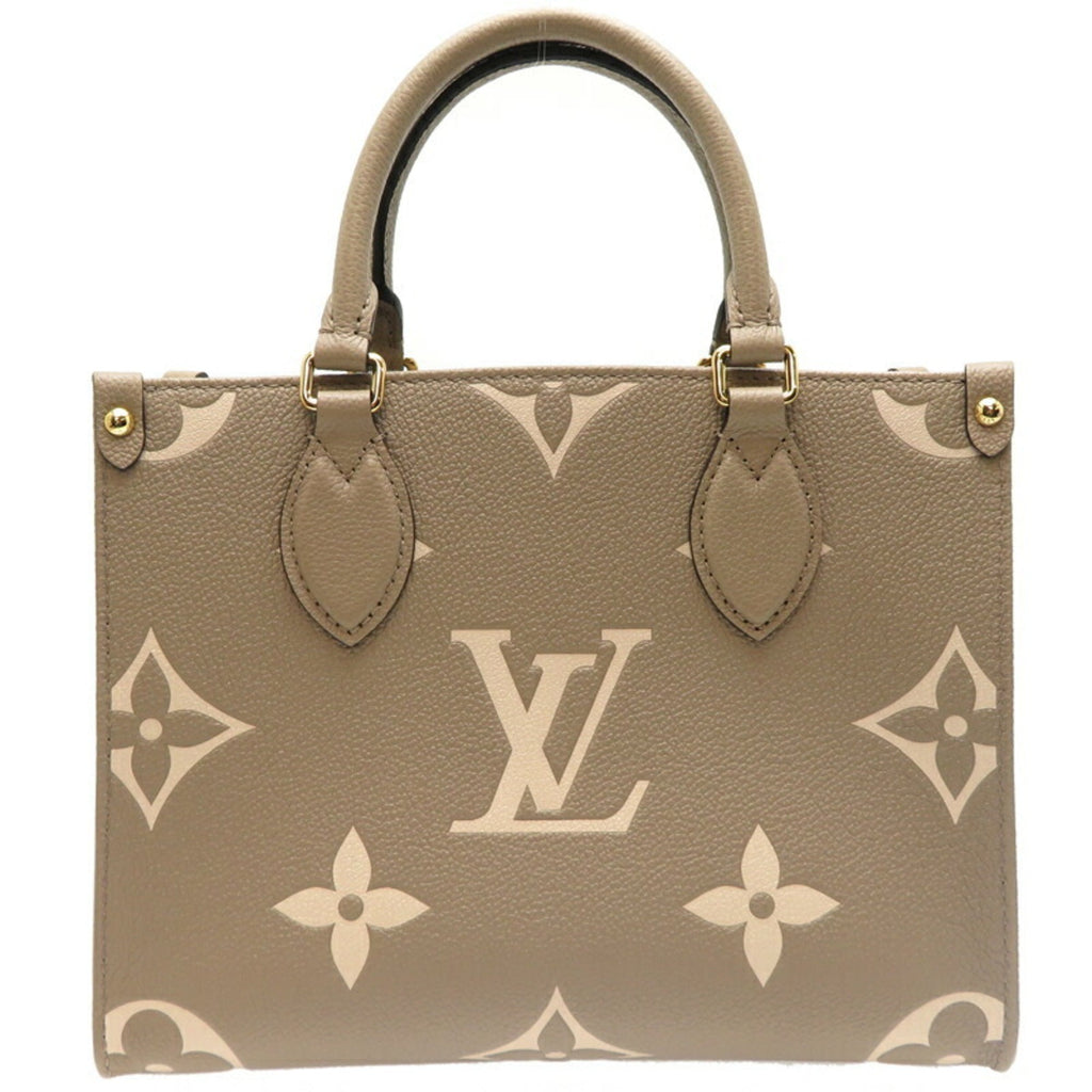 Louis Vuitton Cream Tourterelle Monogram Empreinte Handbag