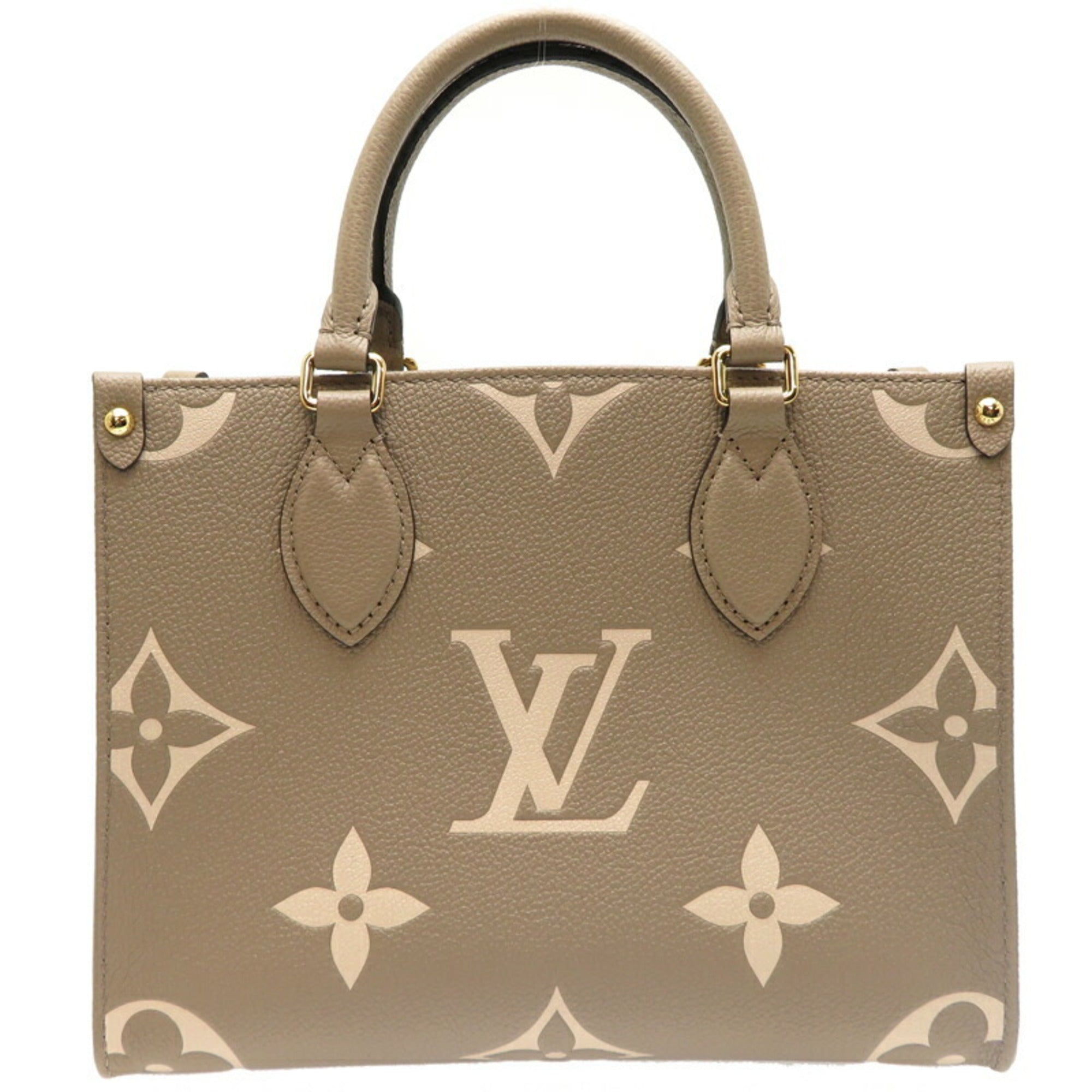 Louis Vuitton Cream Tourterelle Monogram Empreinte Handbag