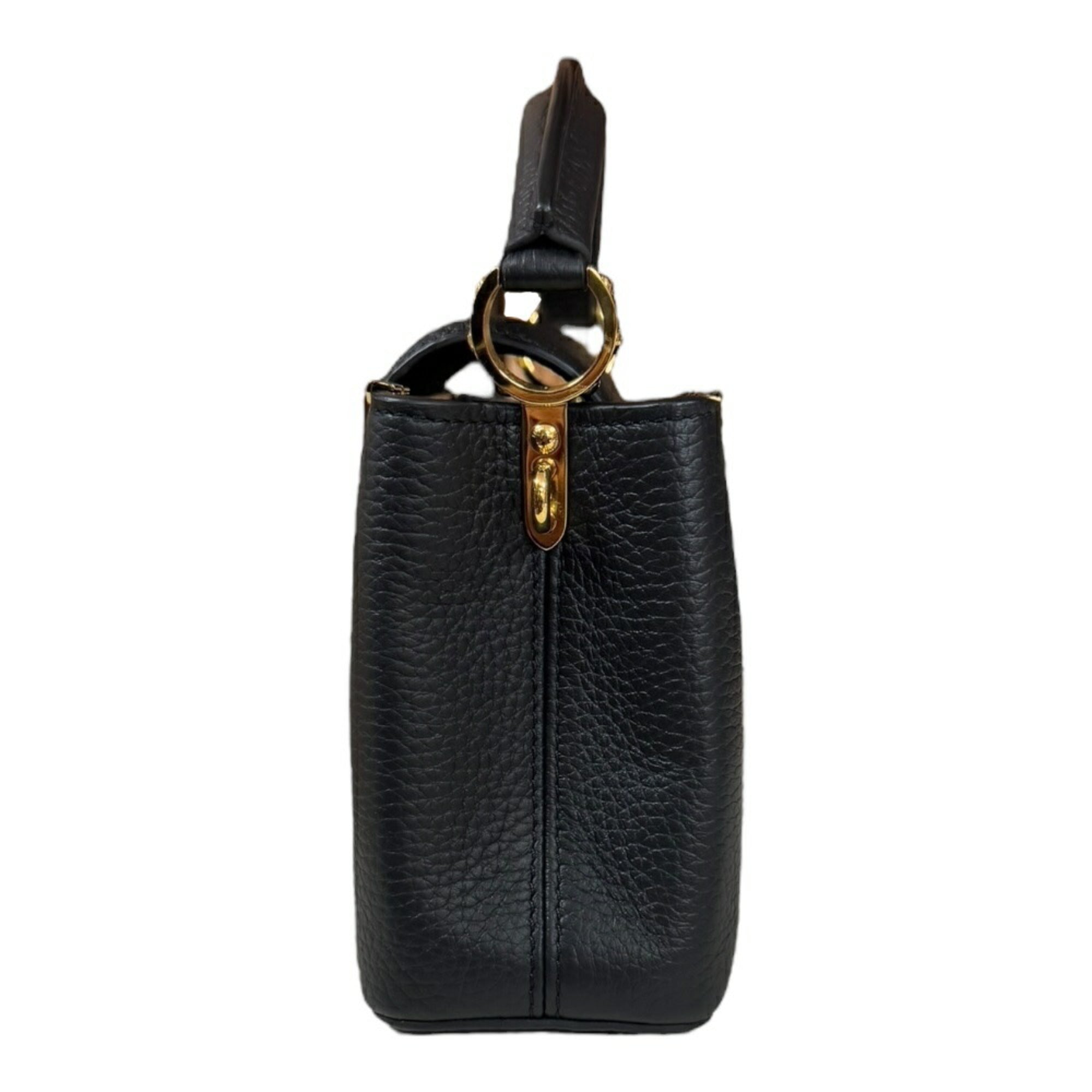 Louis Vuitton Black Noir Leather Shoulder Bag